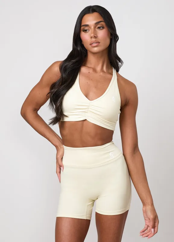 Gym King 365 Scrunch Bra - Buttermilk made by The Gym King