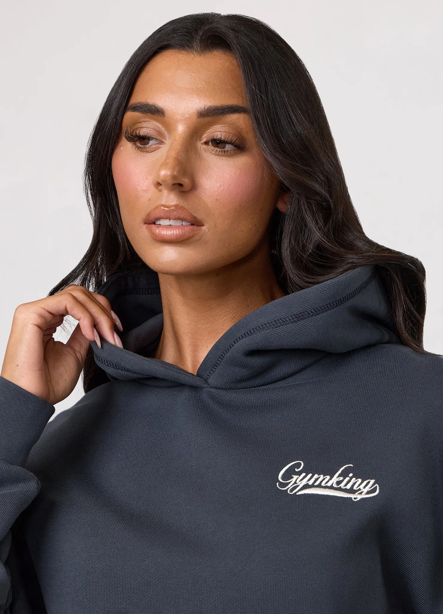 Gym King Renew Flatlock Hood - Midnight Blue sold by The Gym King product image thumbnail 5