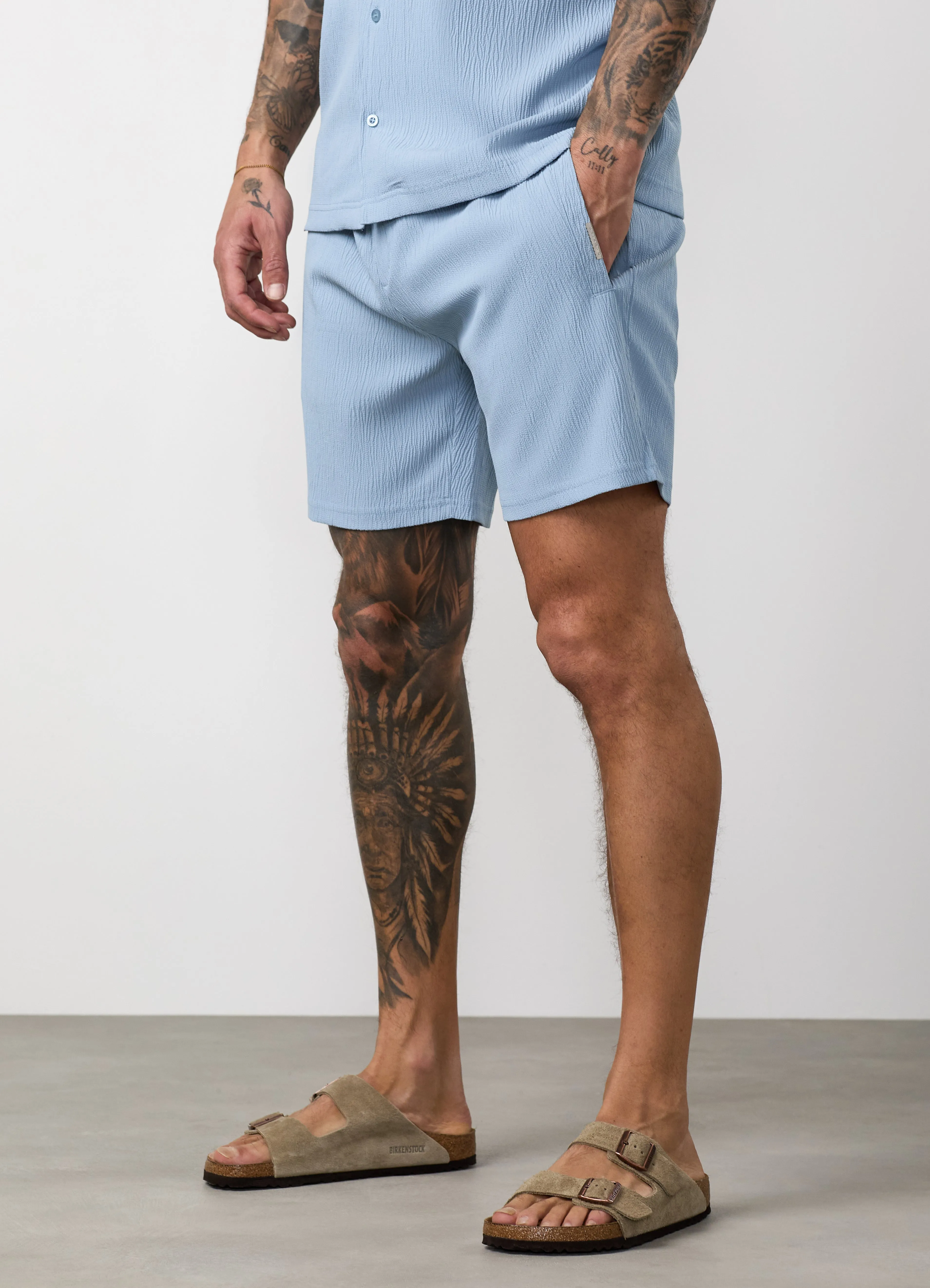 Gym King Signature Woven Short - Powder Blue sold by The Gym King product image thumbnail 5