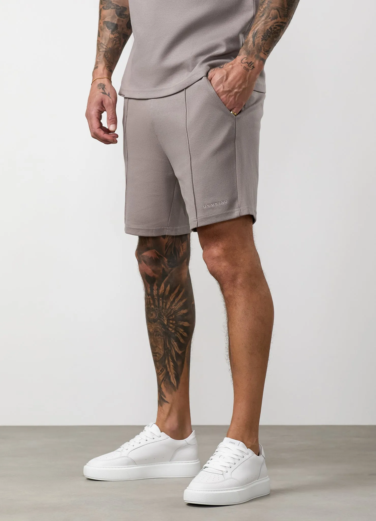 Gym King Portals Texture Short - Clay Grey sold by The Gym King product image thumbnail 4