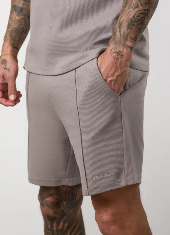 Gym King Portals Texture Short - Clay Grey made by The Gym King