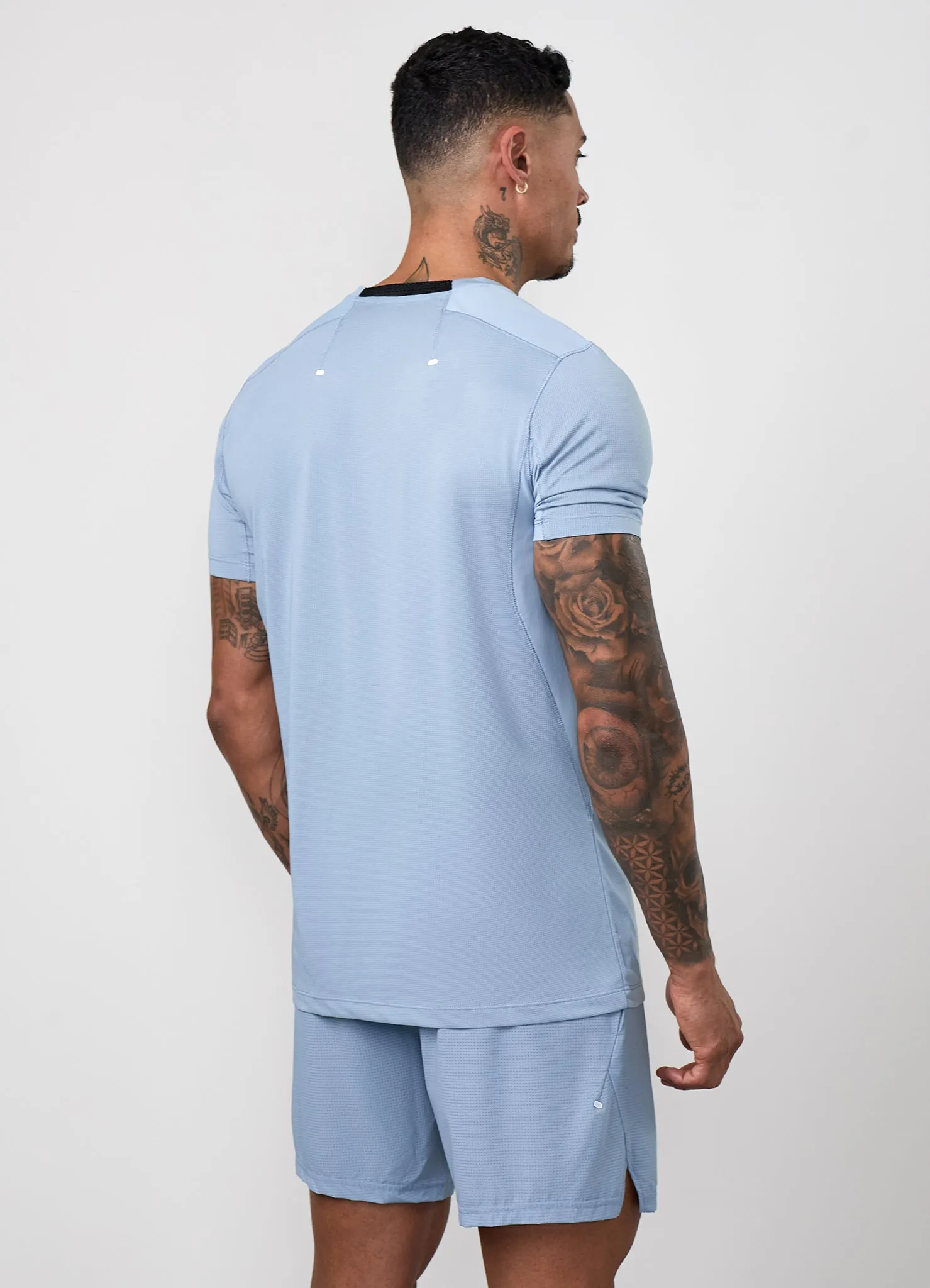 Gym King Energise Tee - Powder Blue sold by The Gym King product image thumbnail 3