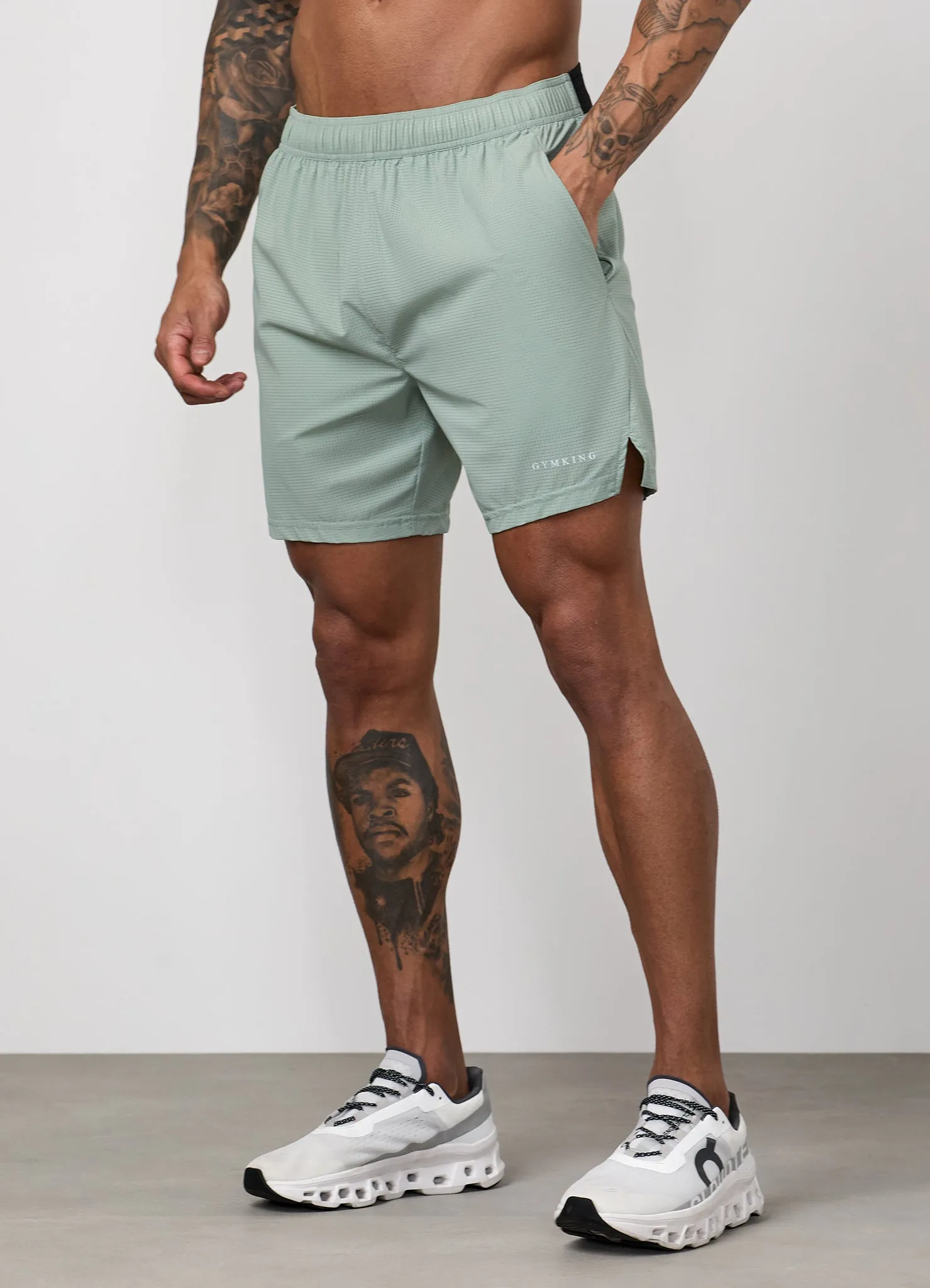Gym King Energise Short - Urban Sage sold by The Gym King product image thumbnail 3