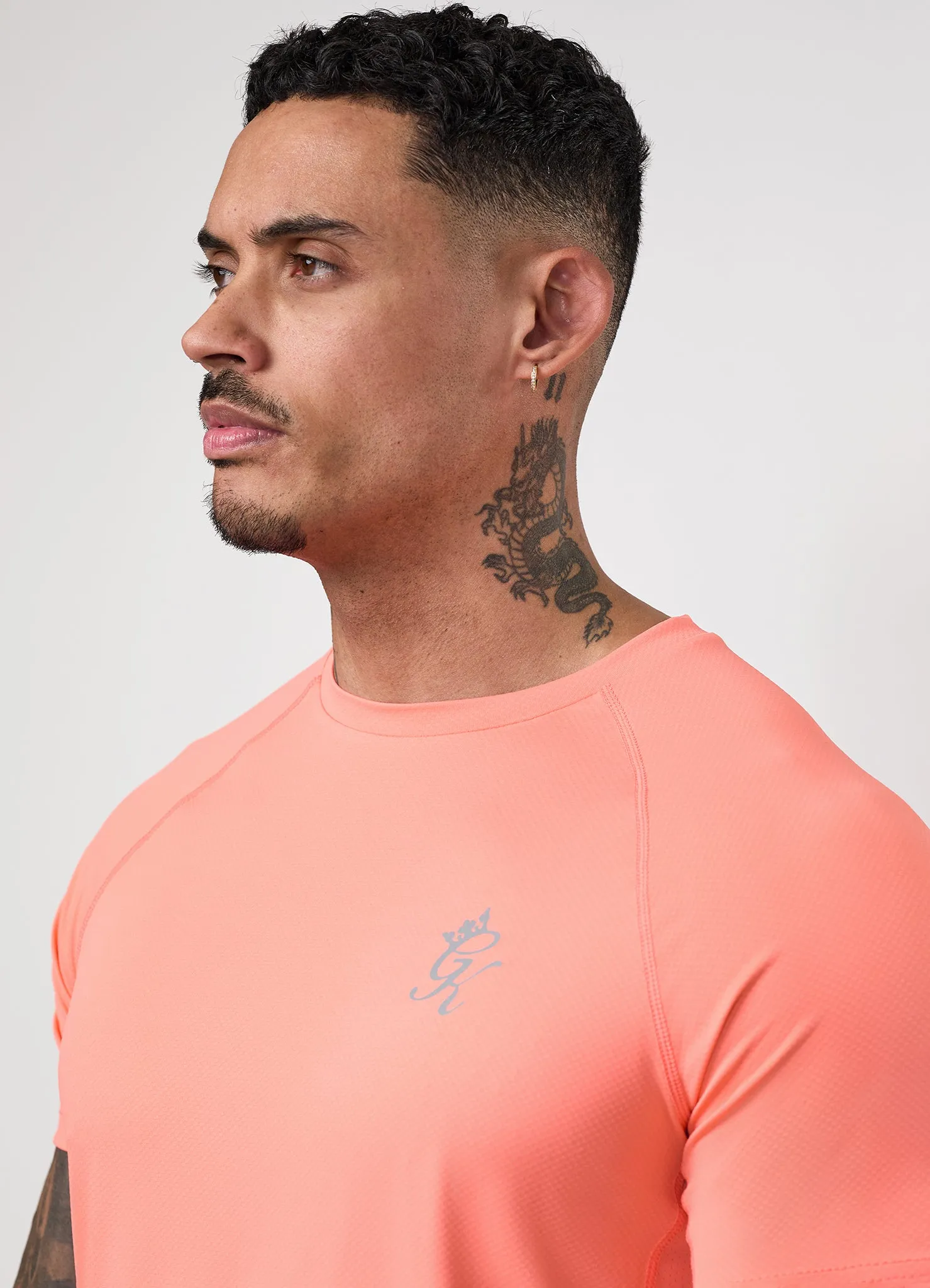 Gym King Energy Tee - Coral Dust sold by The Gym King product image thumbnail 4