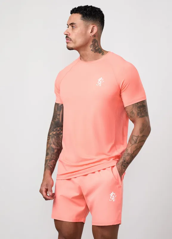 Gym King Energy Tee - Coral Dust made by The Gym King
