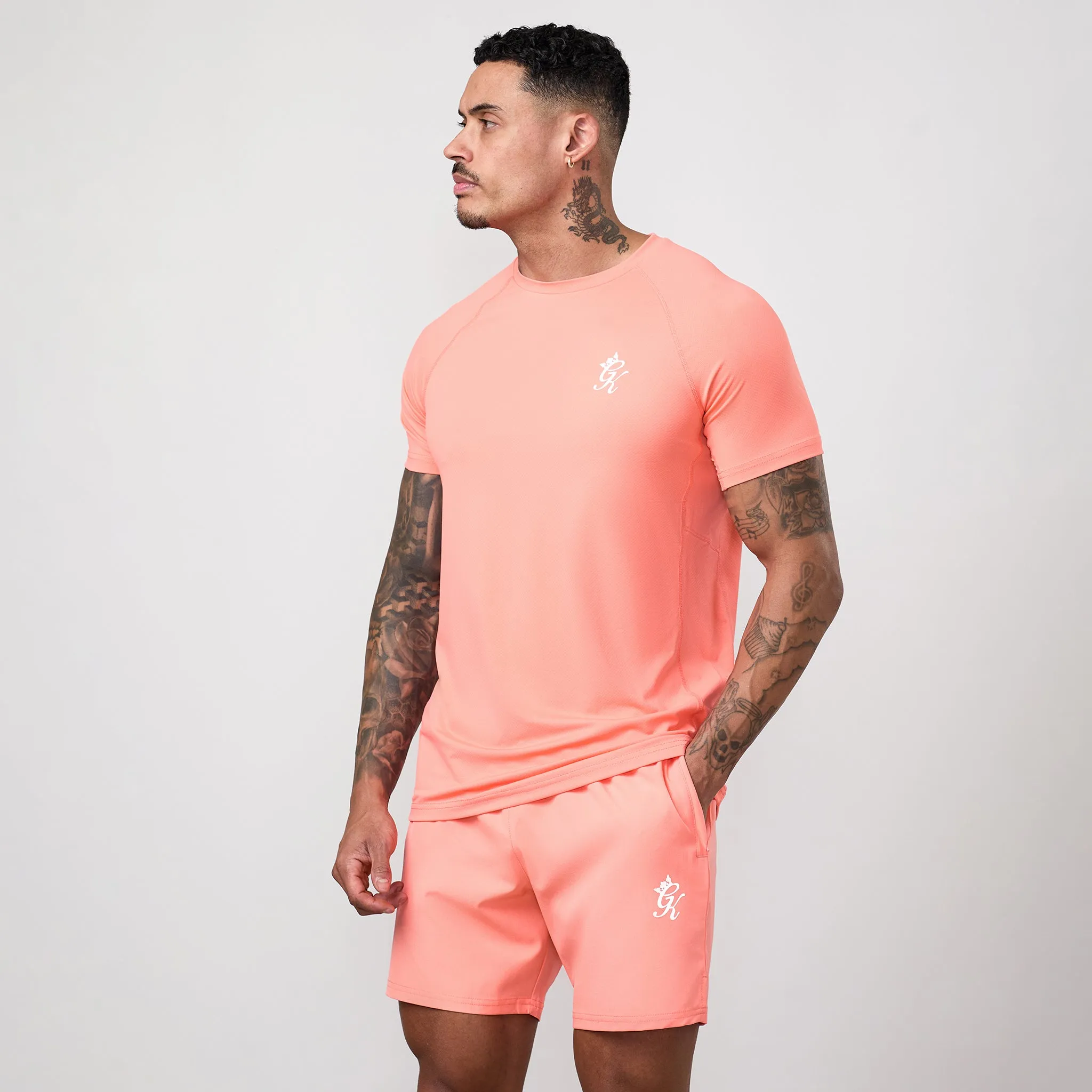 Gym King Energy Tee - Coral Dust sold by The Gym King product image thumbnail 2