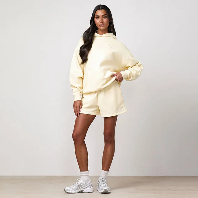 Gym King Renew Flatlock Hoodie and Shorts - Buttermilk sold by The Gym King product image thumbnail 2