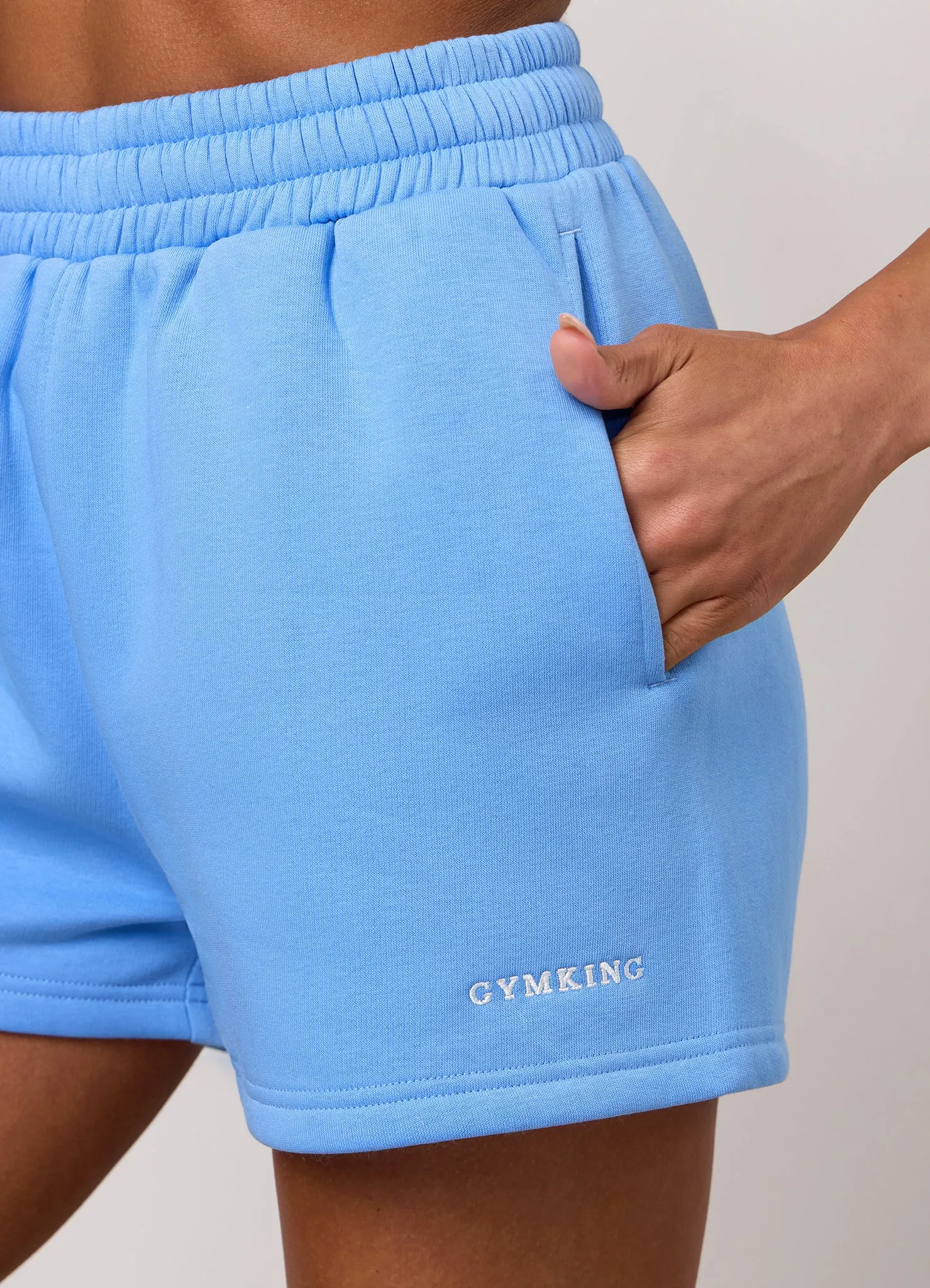 Gym King 365 Fleece Short - Blue Cotton sold by The Gym King product image thumbnail 5