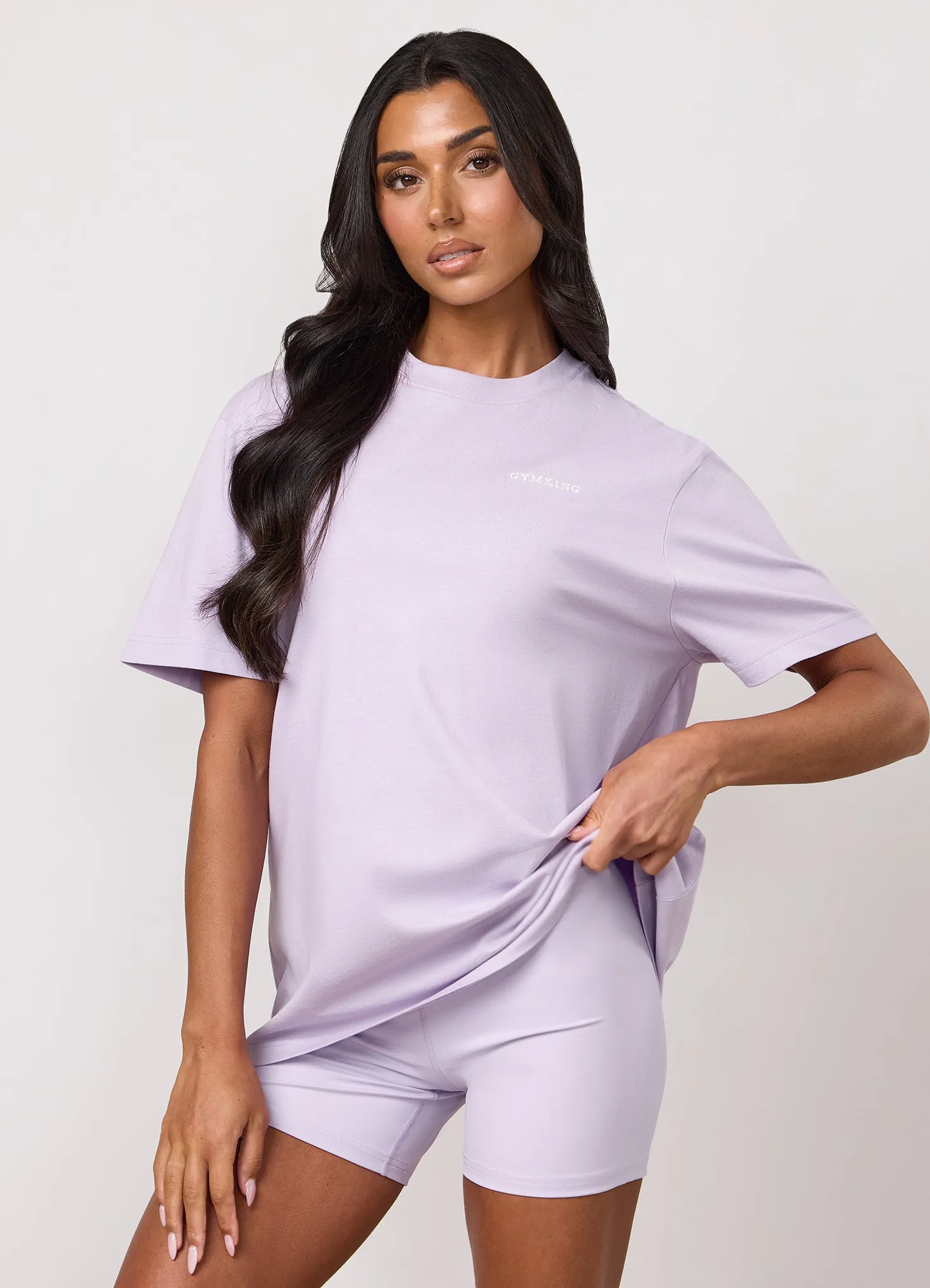 Gym King 365 Boyfriend Tee - Hyacinth sold by The Gym King