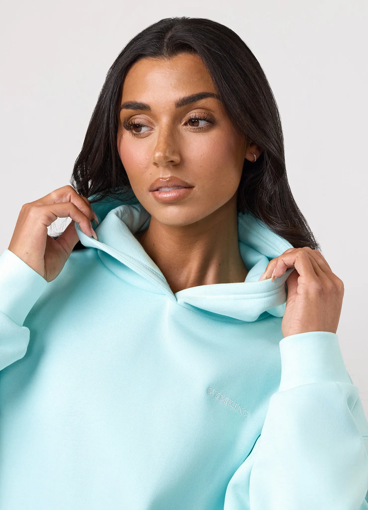 Gym King 365 Relaxed Fit Hoodie - Pale Turquoise sold by The Gym King product image thumbnail 4