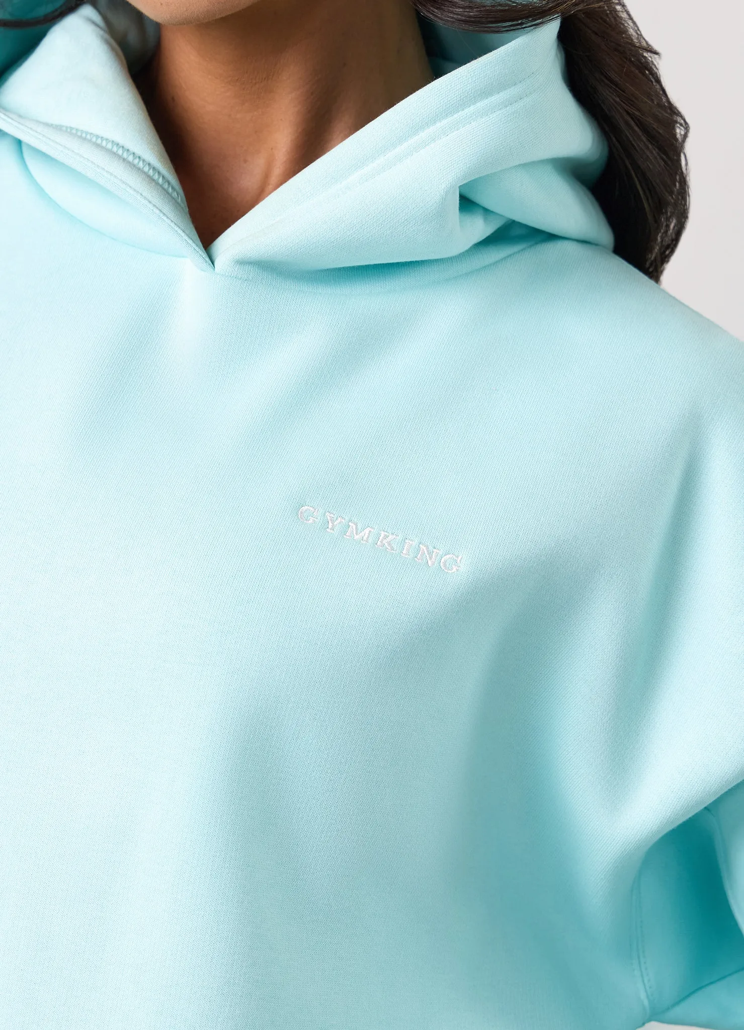 Gym King 365 Relaxed Fit Hoodie - Pale Turquoise sold by The Gym King product image thumbnail 5