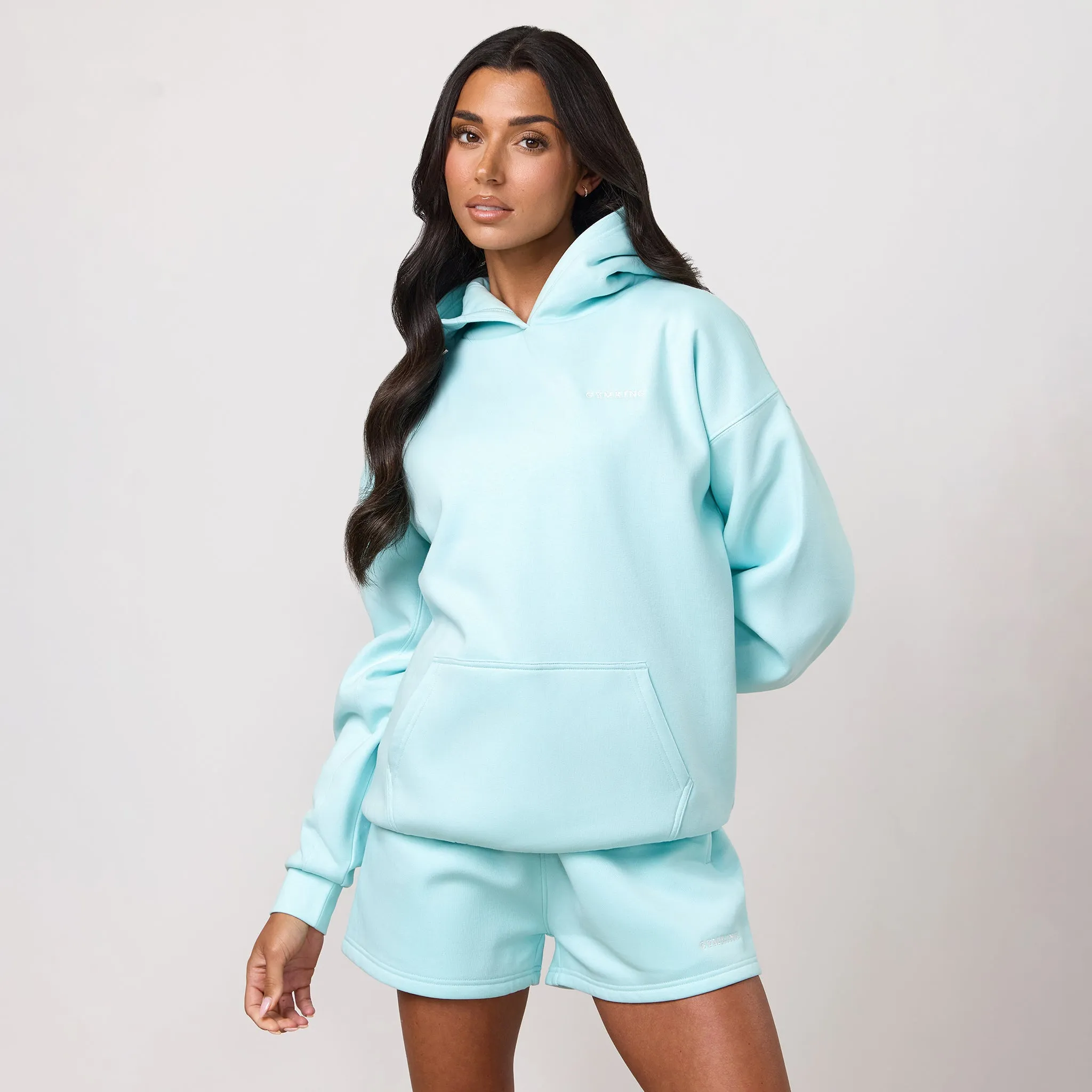 Gym King 365 Relaxed Fit Hoodie - Pale Turquoise sold by The Gym King product image thumbnail 2