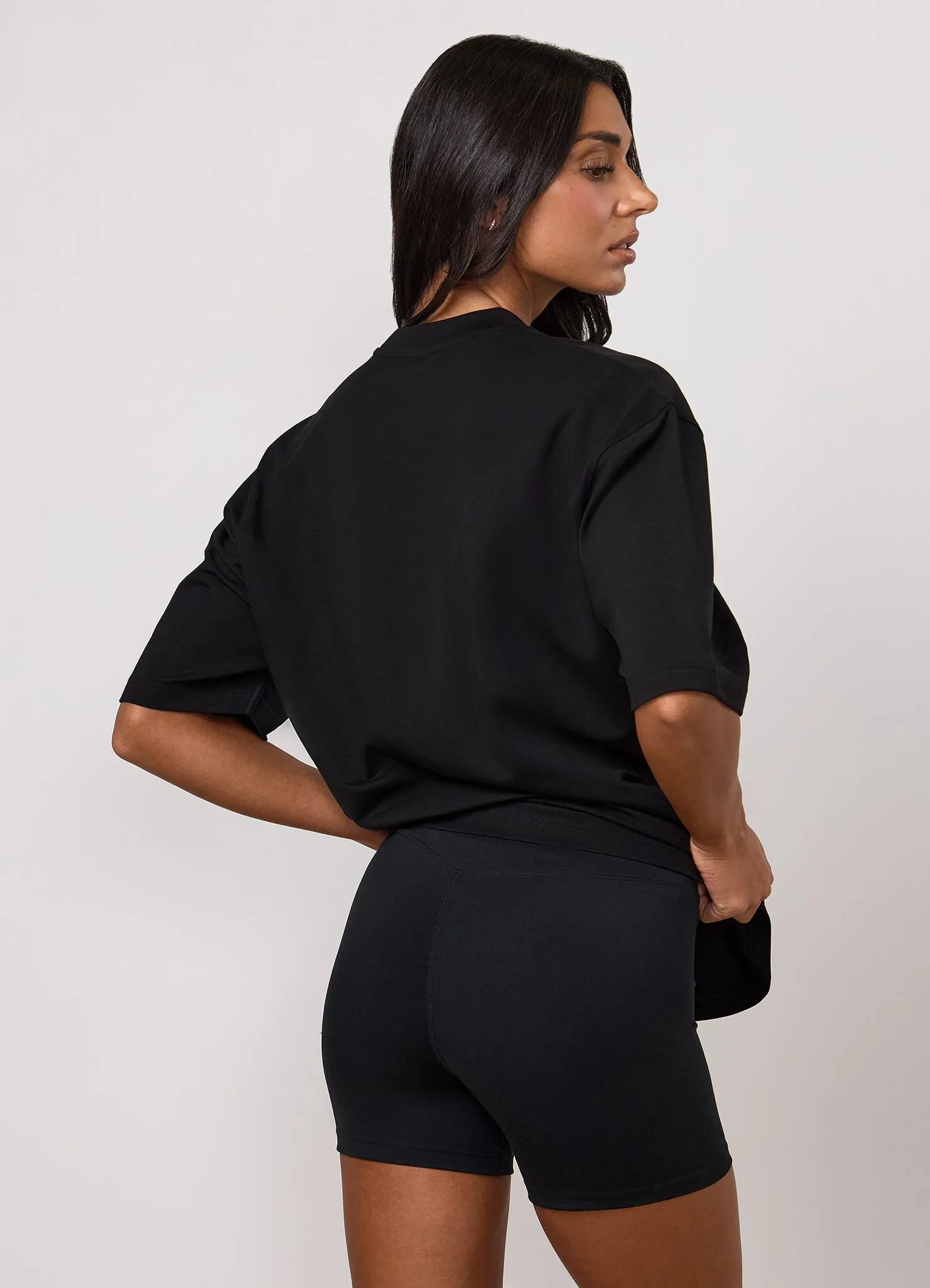 Gym King 365 Micro Loopback Boxy Tee - Black sold by The Gym King product image thumbnail 3