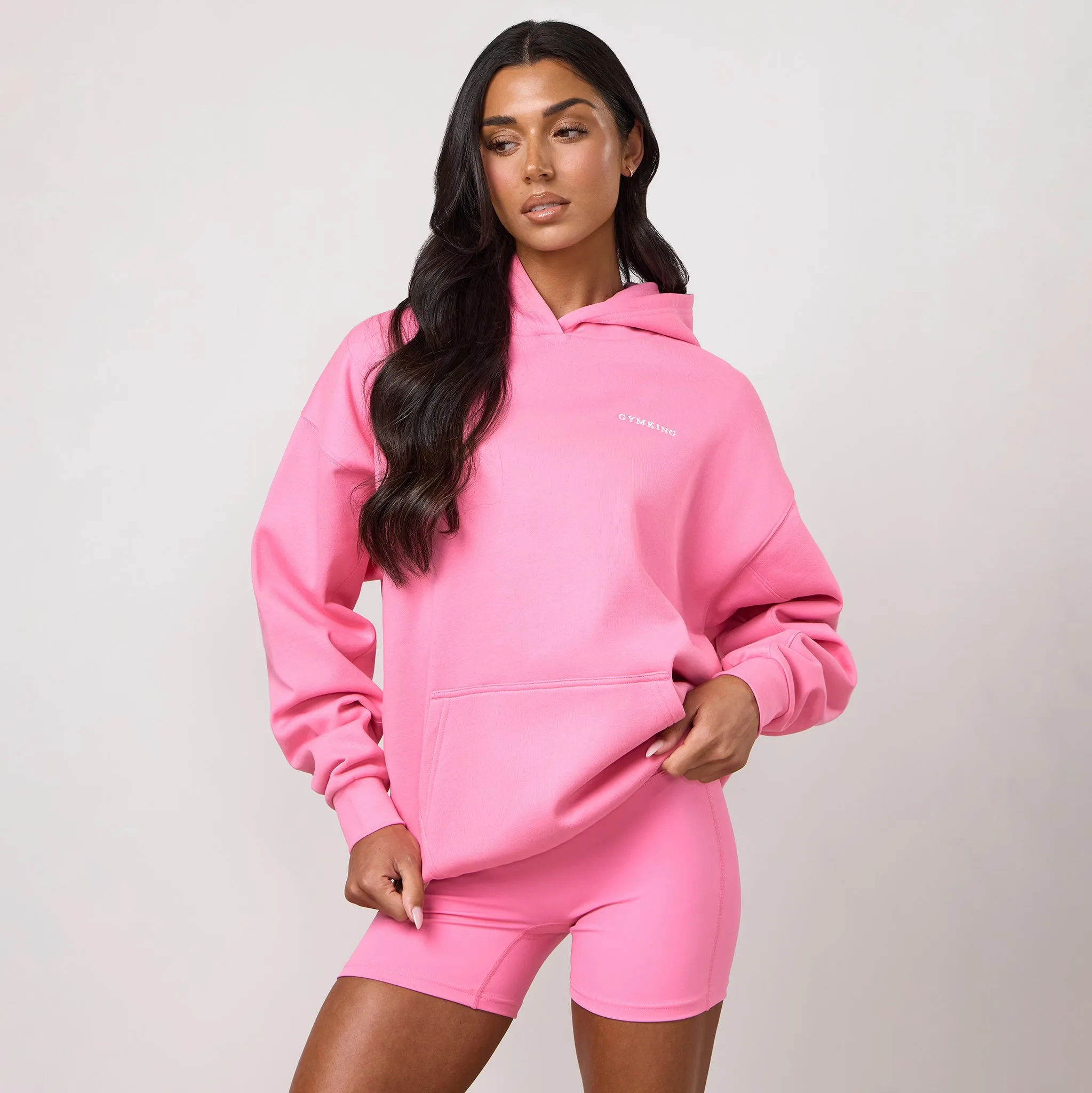 Gym King 365 Relaxed Fit Hoodie - Carnation Pink sold by The Gym King product image thumbnail 2