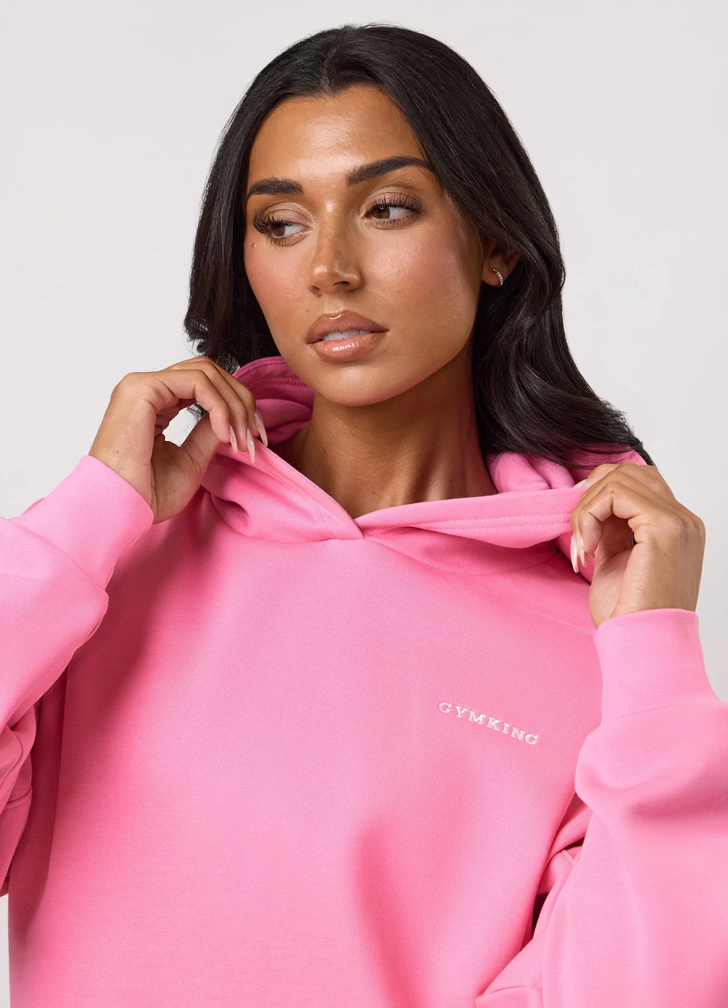 Gym King 365 Relaxed Fit Hoodie - Carnation Pink sold by The Gym King product image thumbnail 4