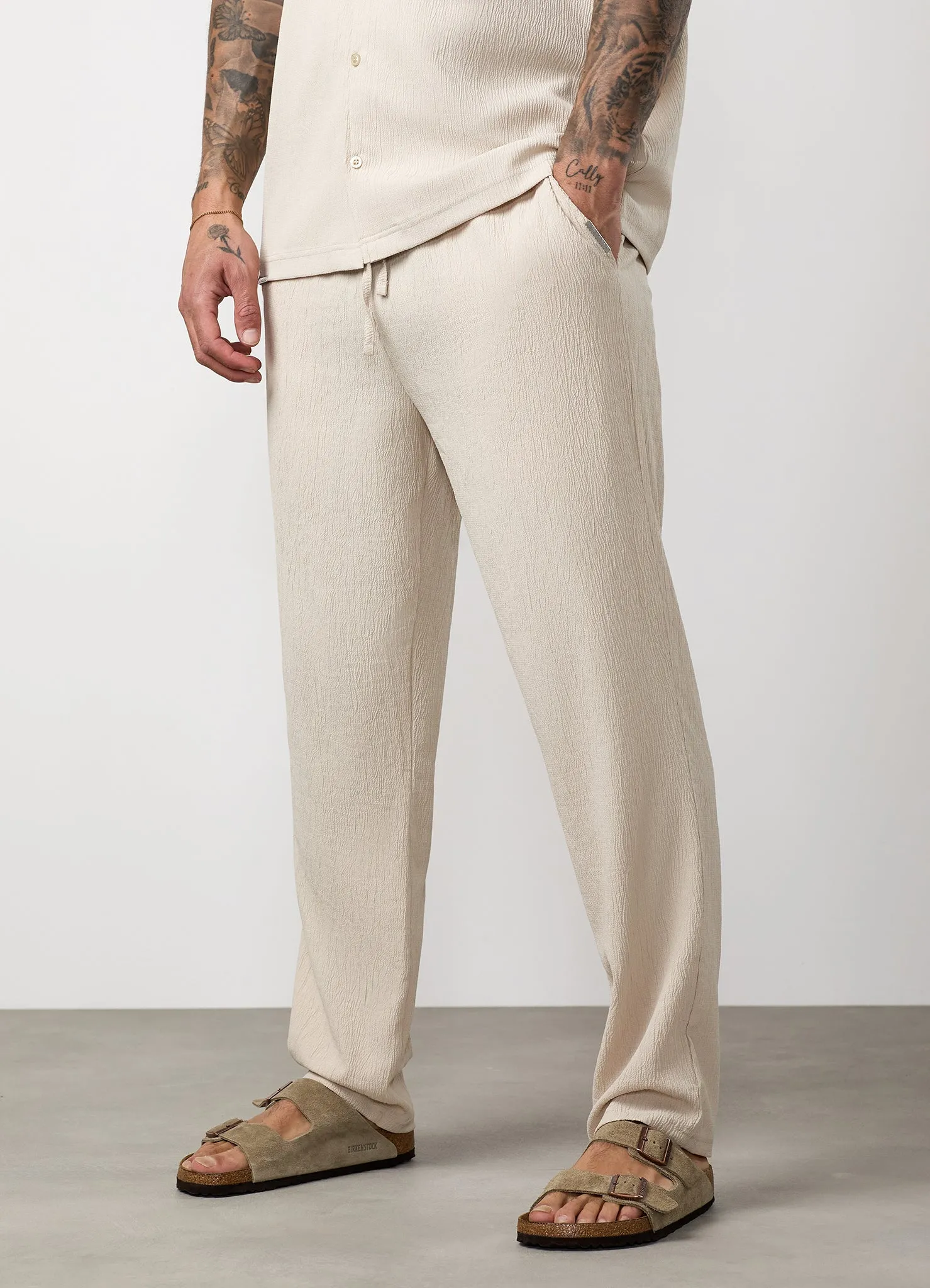 Gym King Signature Woven Trouser - Clay sold by The Gym King