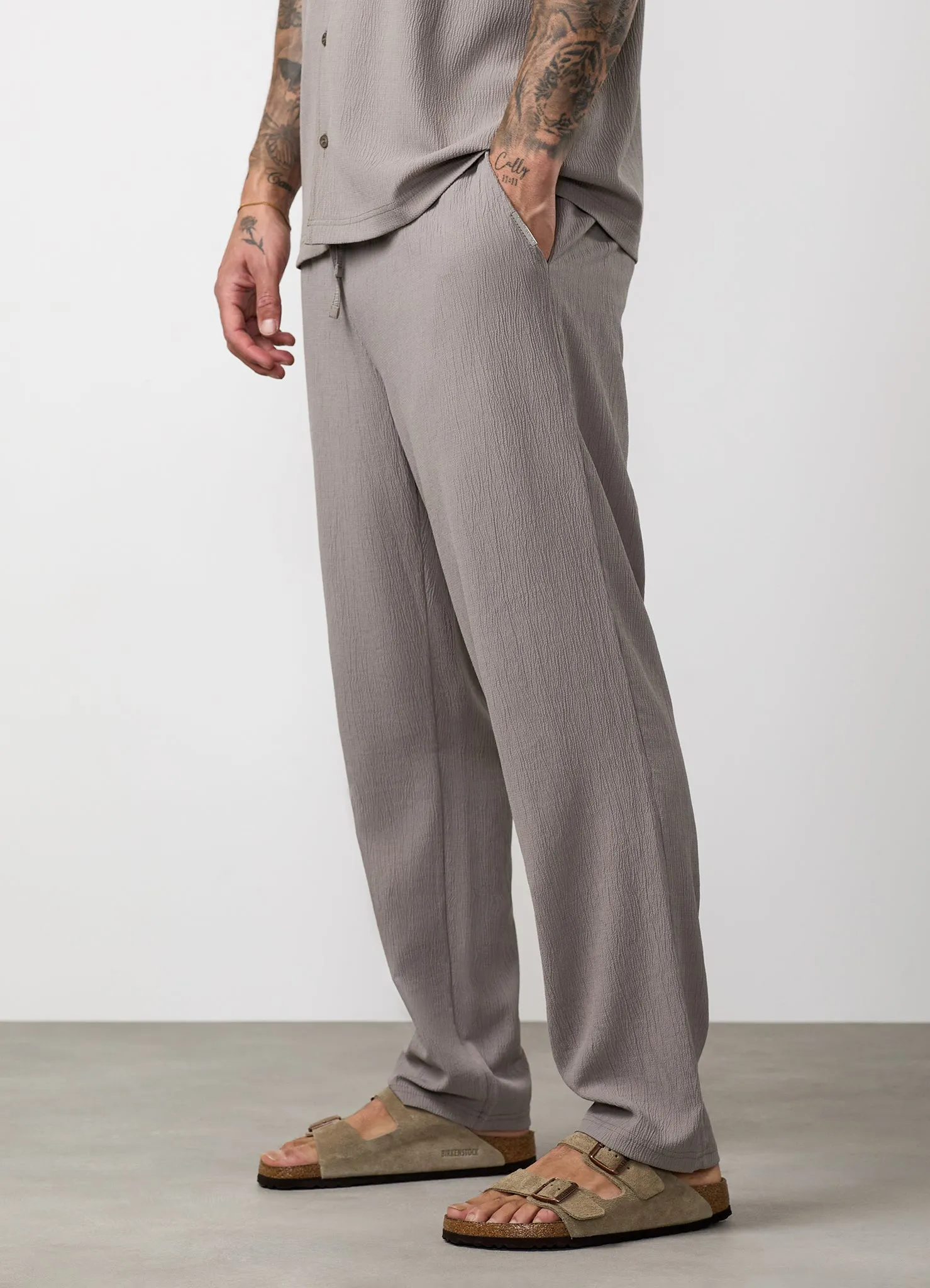 Gym King Signature Woven Trouser - Taupe sold by The Gym King product image thumbnail 4