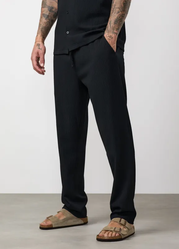 Gym King Signature Woven Trouser - Black made by The Gym King