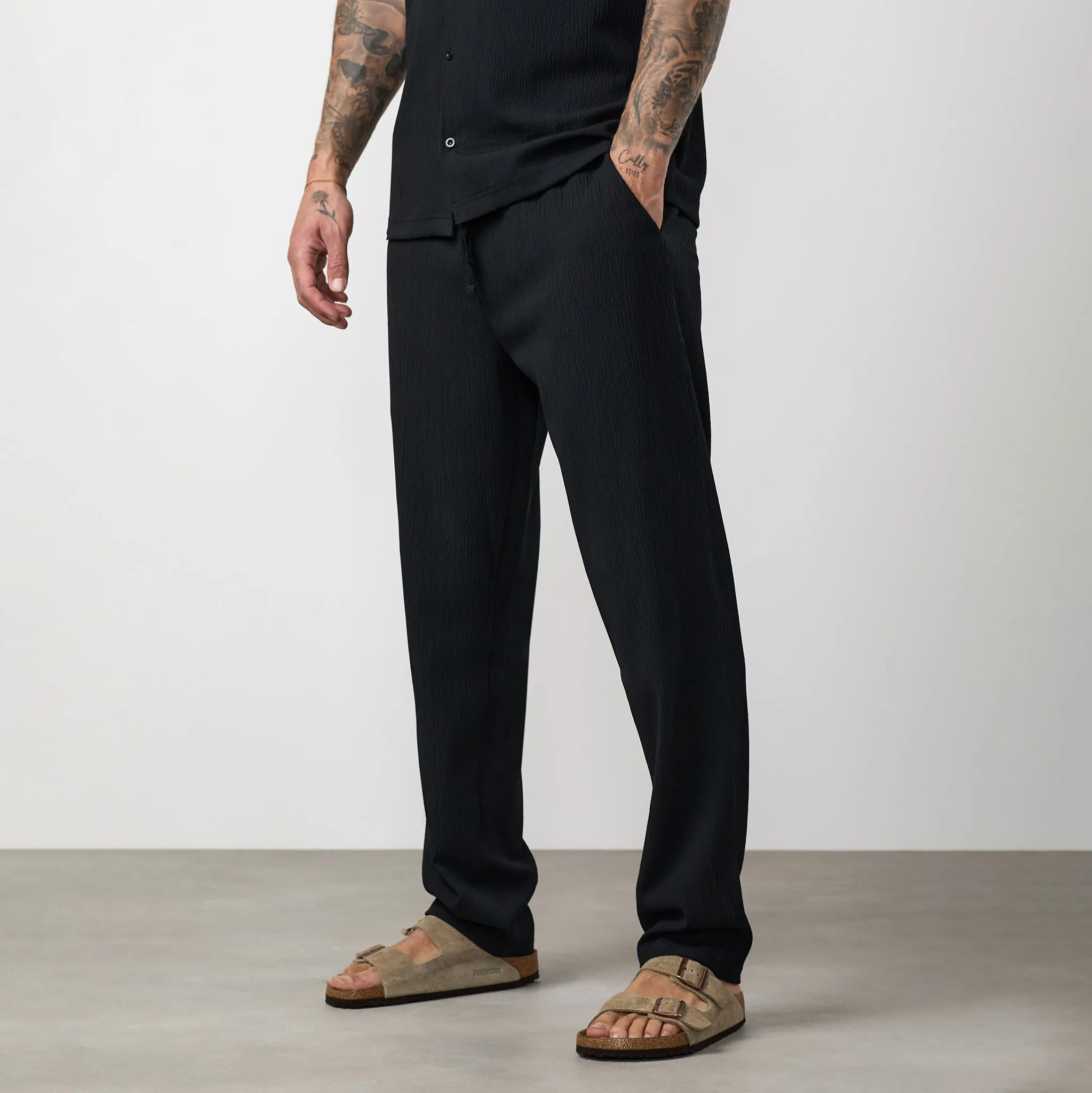 Gym King Signature Woven Trouser - Black sold by The Gym King product image thumbnail 2