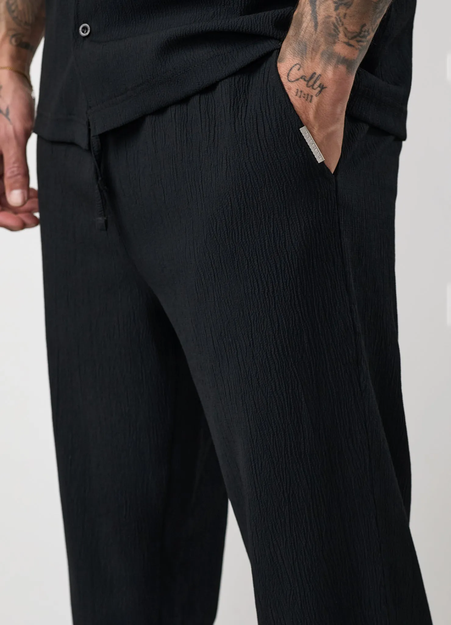 Gym King Signature Woven Trouser - Black sold by The Gym King product image thumbnail 5
