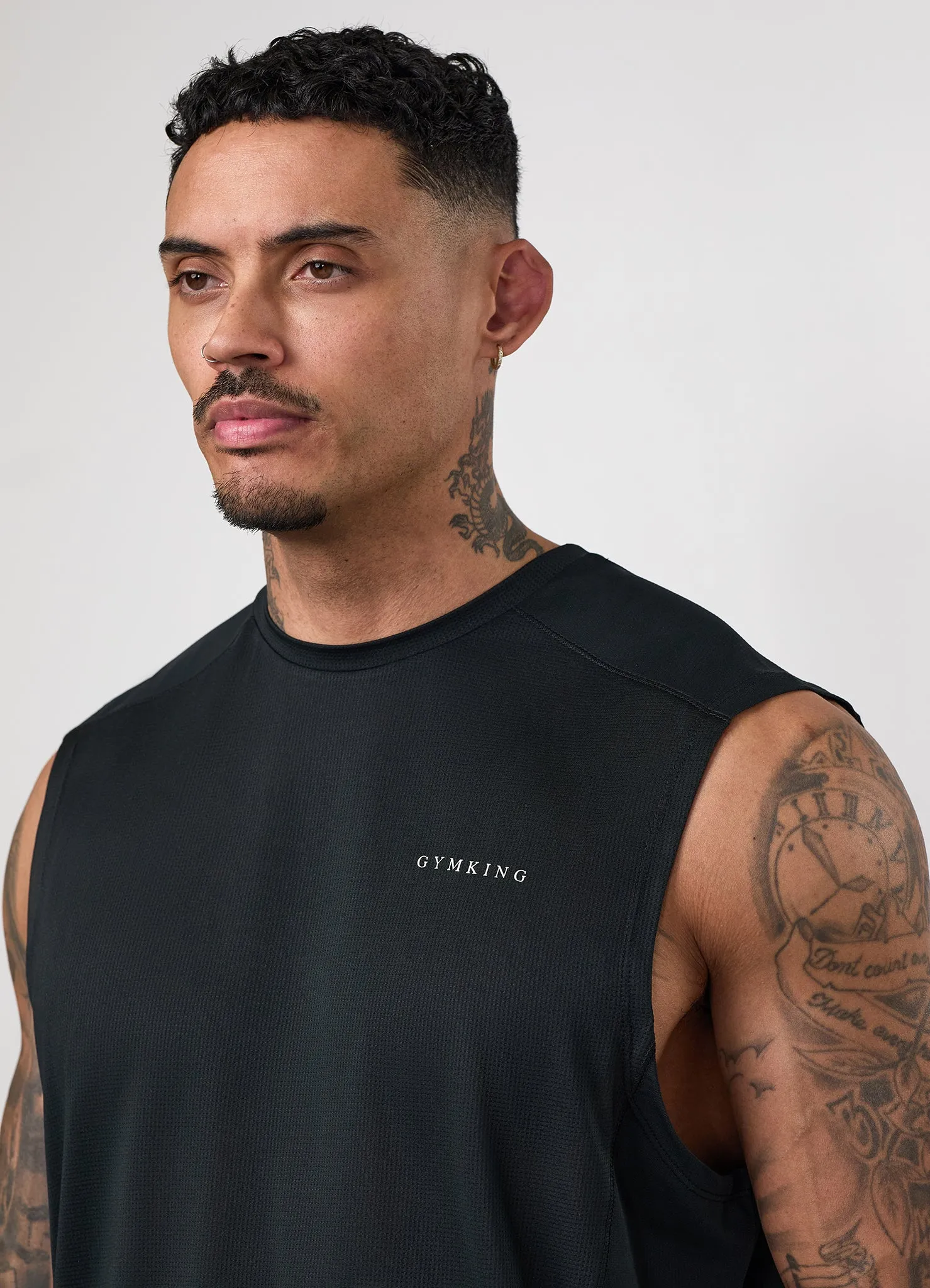 Gym King Energise Vest - Black sold by The Gym King product image thumbnail 5
