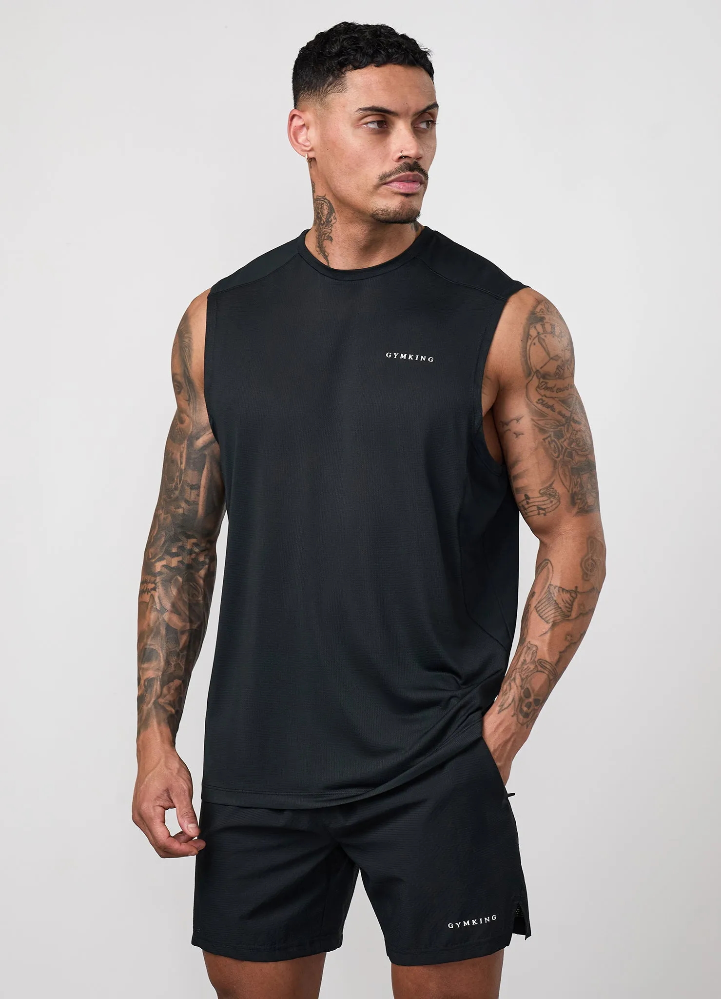 Gym King Energise Vest - Black sold by The Gym King