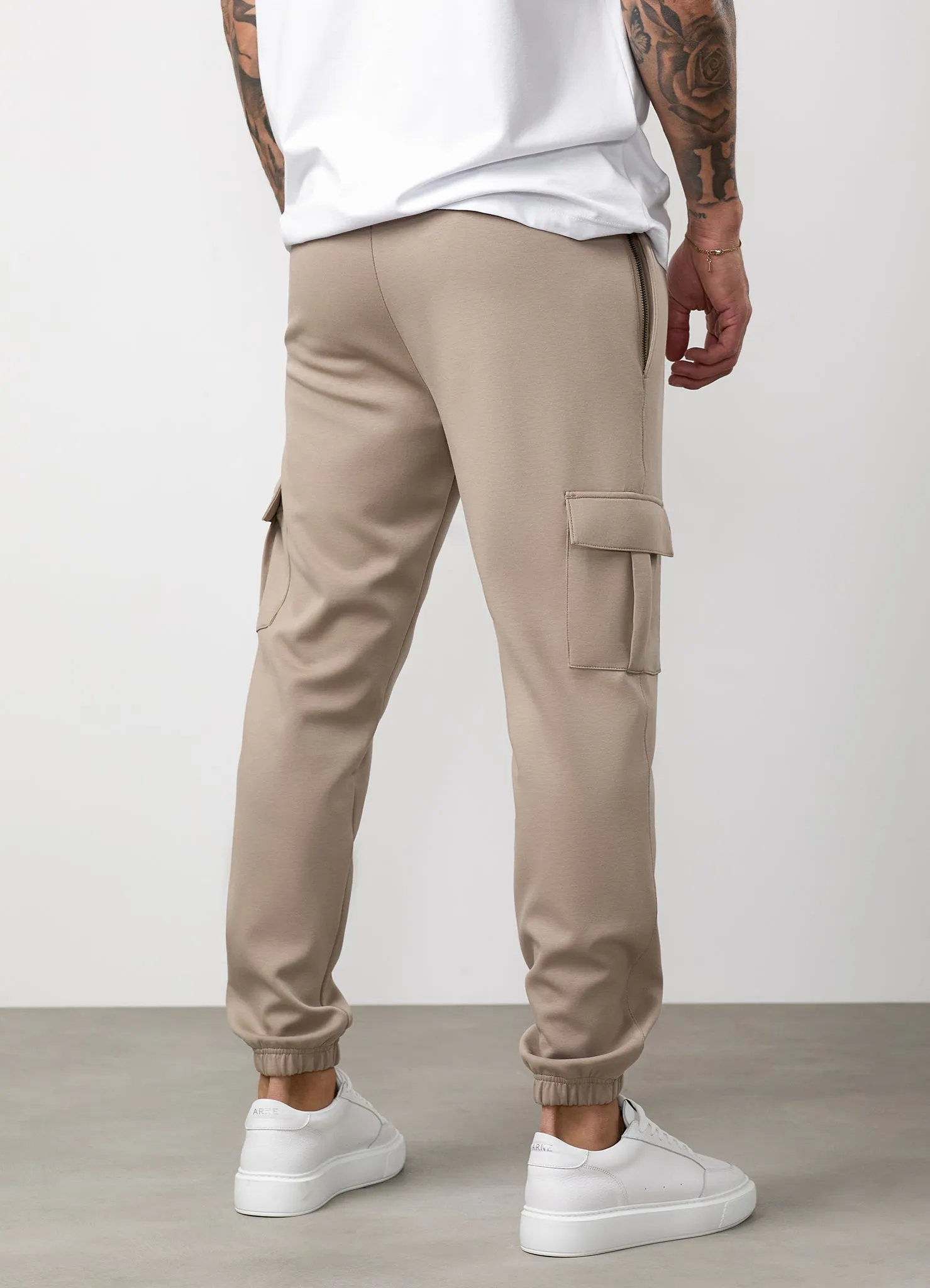 Gym King Linear Travel Cargo Jogger - Claydust sold by The Gym King product image thumbnail 5