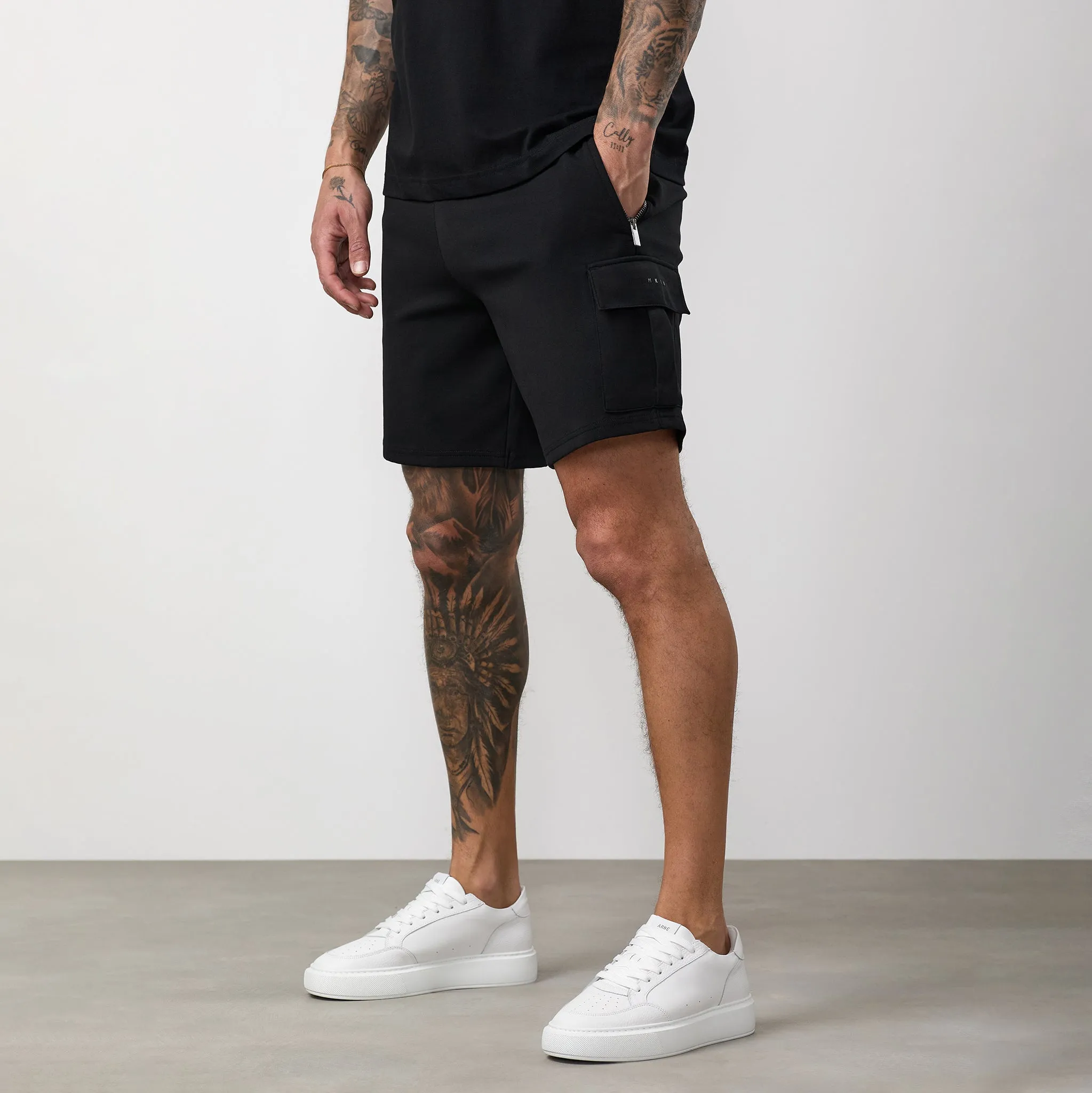 Gym King Linear Travel Cargo Short - Black sold by The Gym King product image thumbnail 2