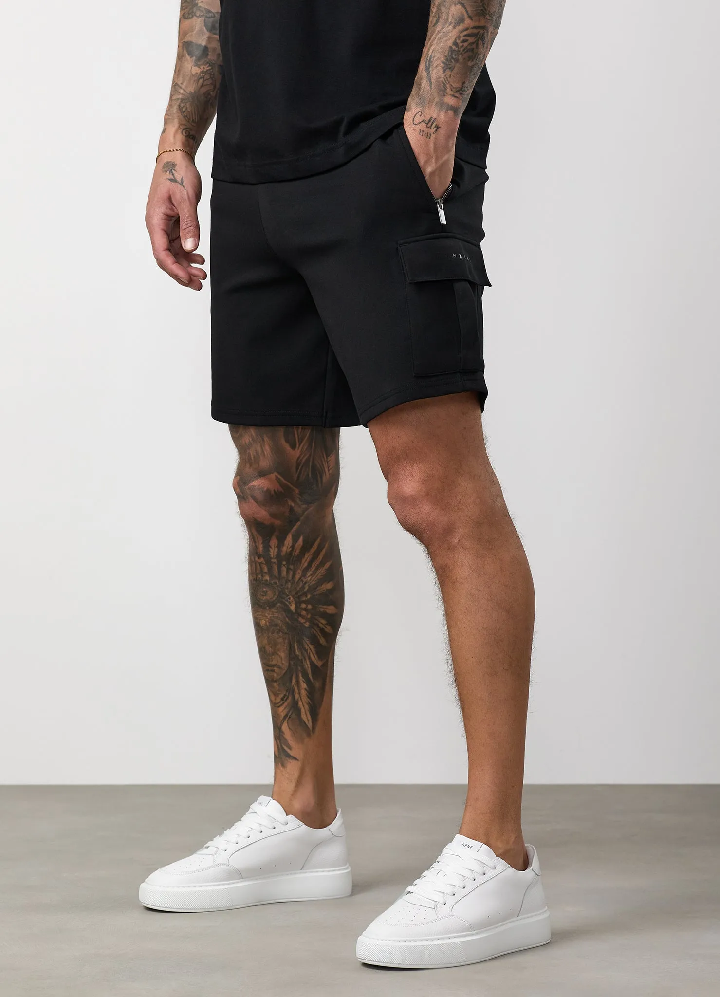 Gym King Linear Travel Cargo Short - Black sold by The Gym King product image thumbnail 5