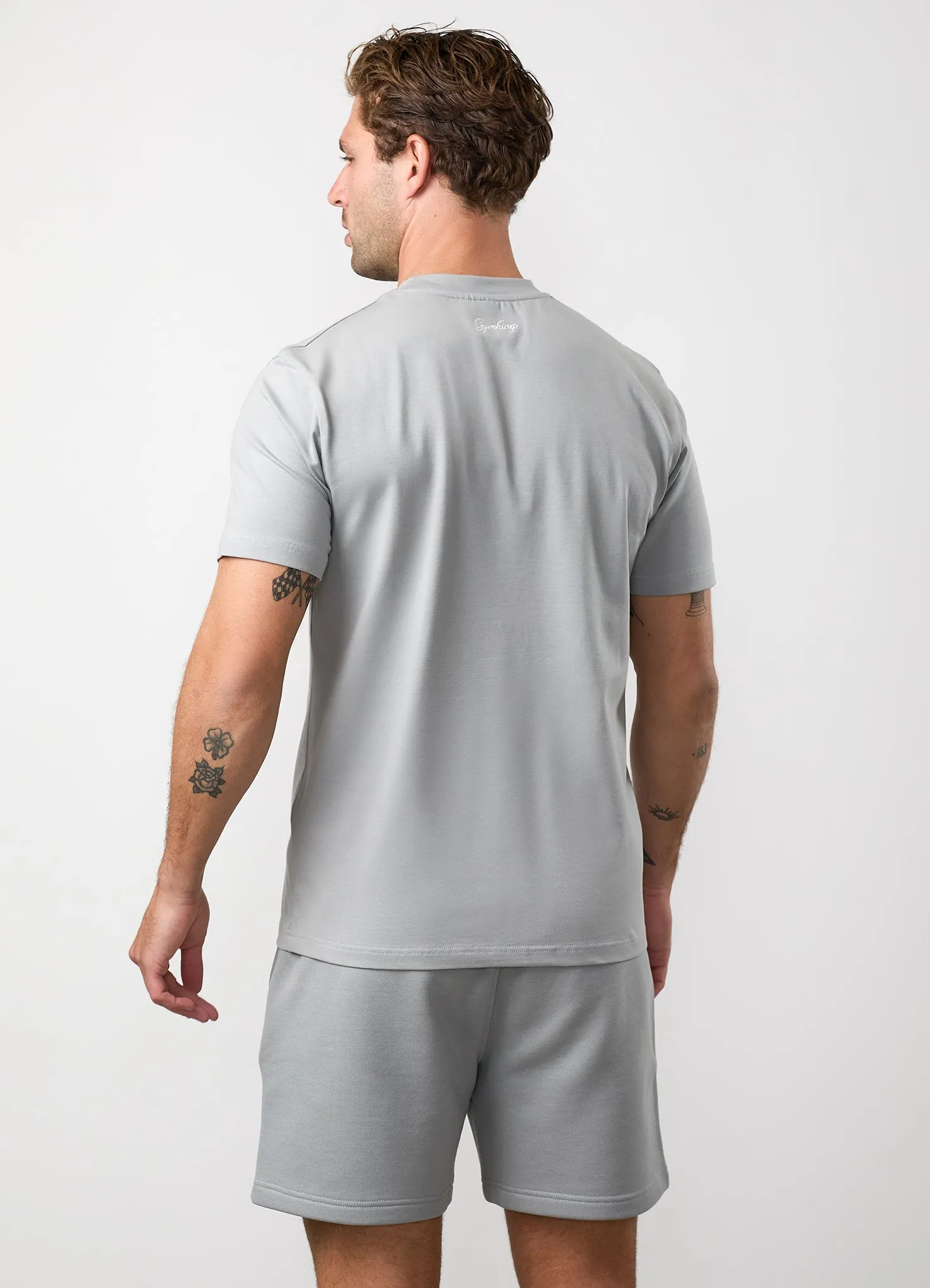 Gym King Heritage Crest Jersey Tee - Urban Grey sold by The Gym King product image thumbnail 3