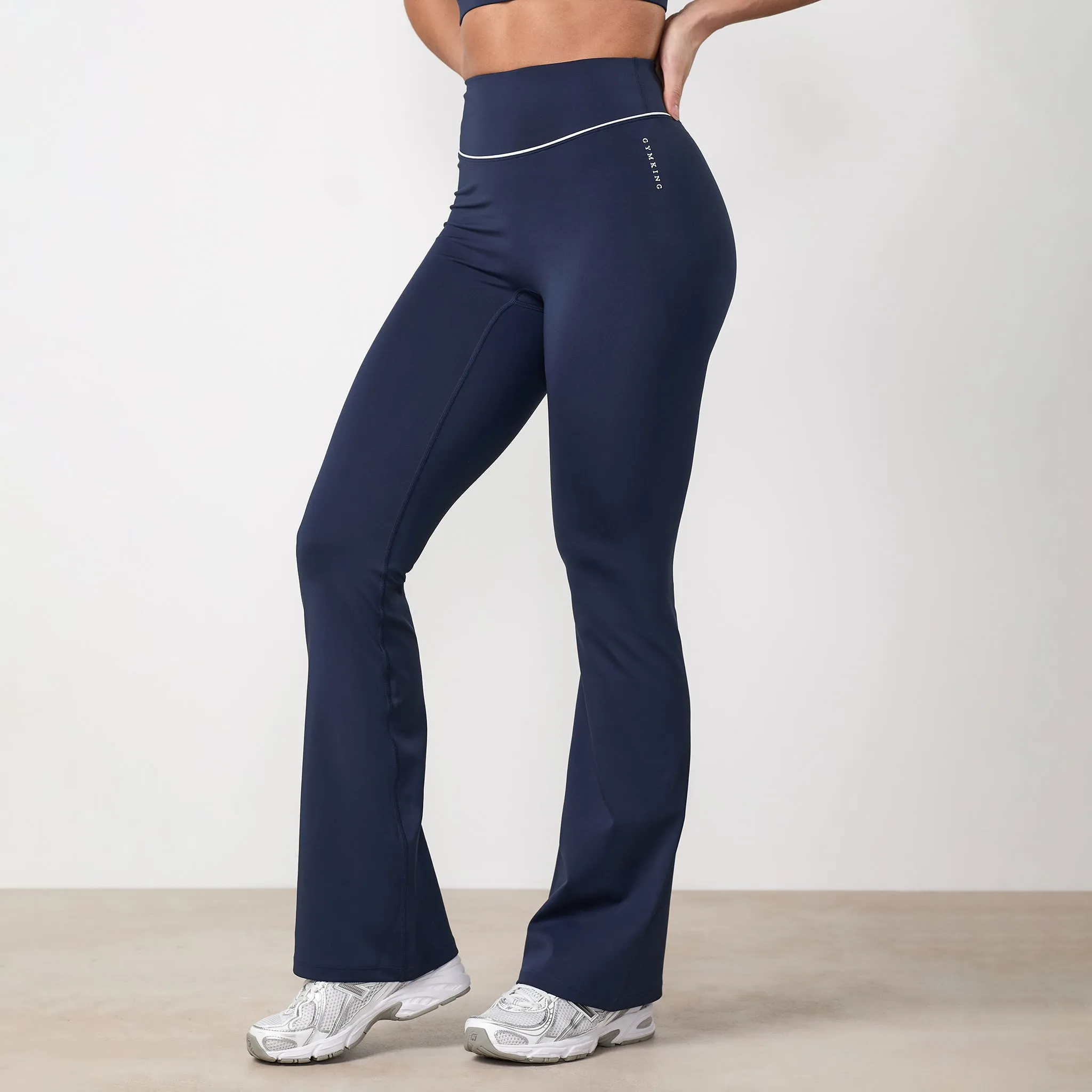 Gym King Knockout Flared Legging Petite - Indigo Blue sold by The Gym King product image thumbnail 2