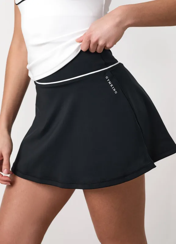 Gym King Knockout Skort - Black made by The Gym King