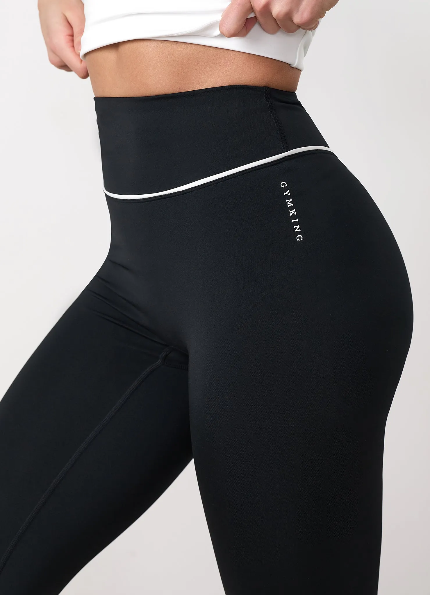 Gym King Knockout Legging - Black sold by The Gym King product image thumbnail 4