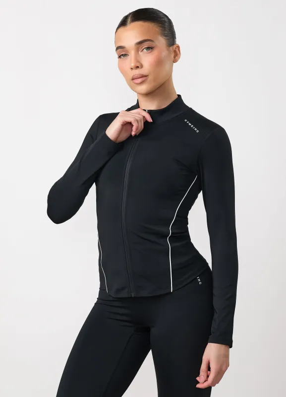 Gym King Knockout Full Zip Funnel - Black made by The Gym King