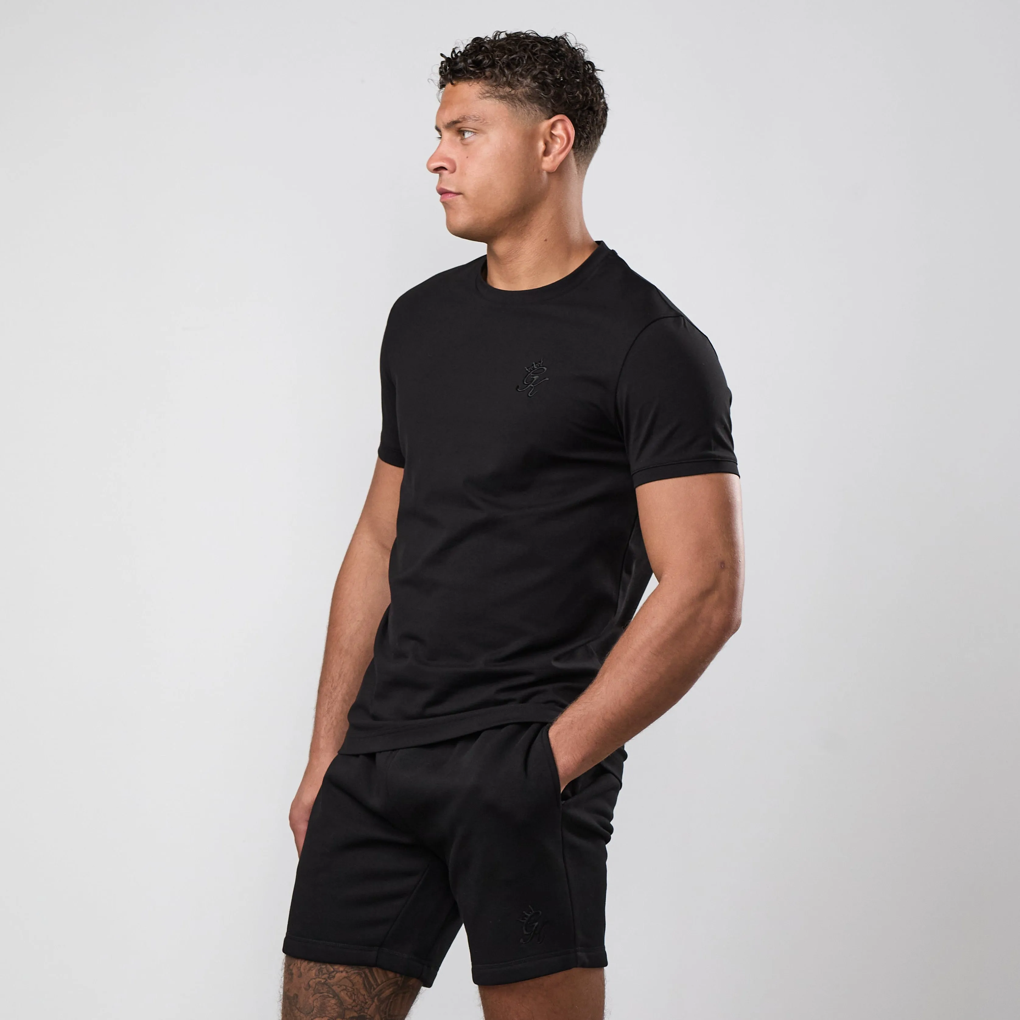 Gym King Fundamental Tee - Black/Black sold by The Gym King product image thumbnail 2