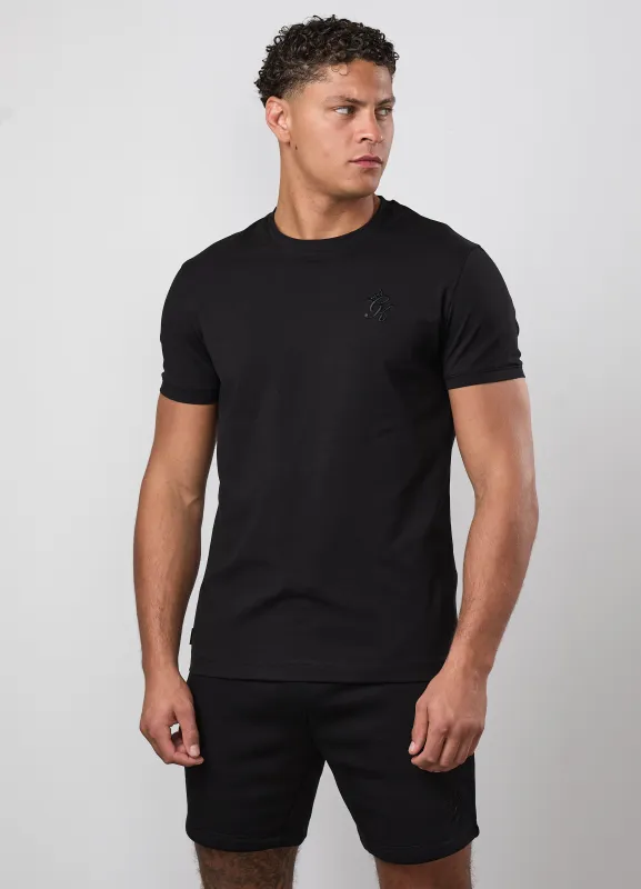 Gym King Fundamental Tee - Black/Black made by The Gym King