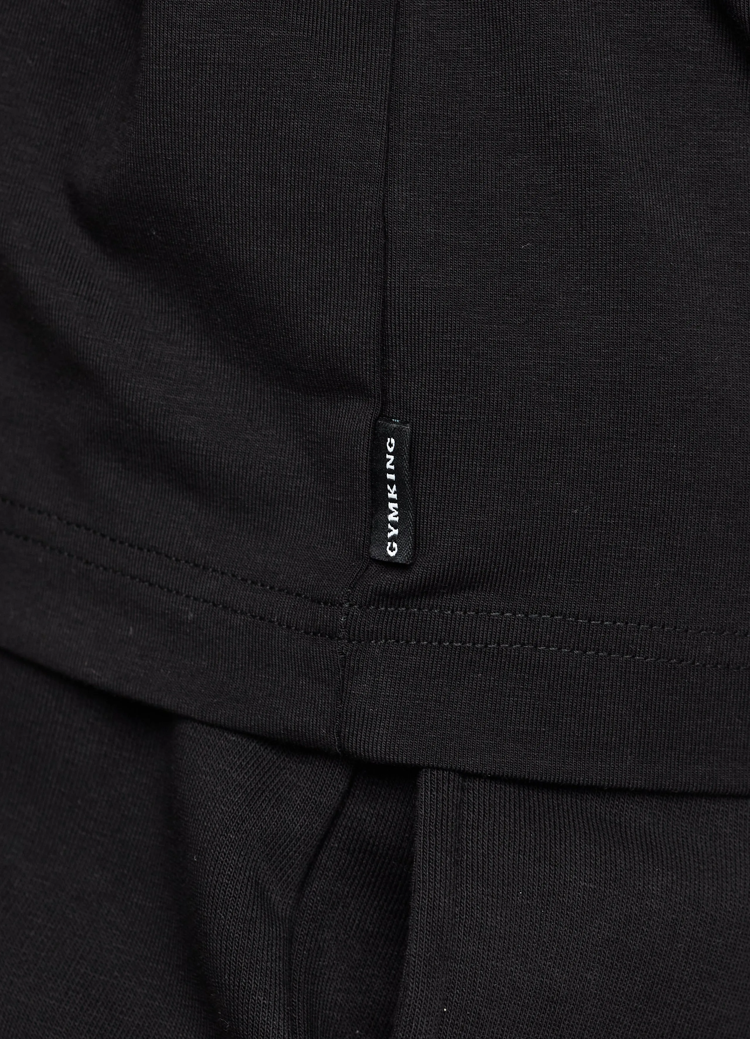 Gym King Fundamental Tee - Black/Black sold by The Gym King product image thumbnail 5