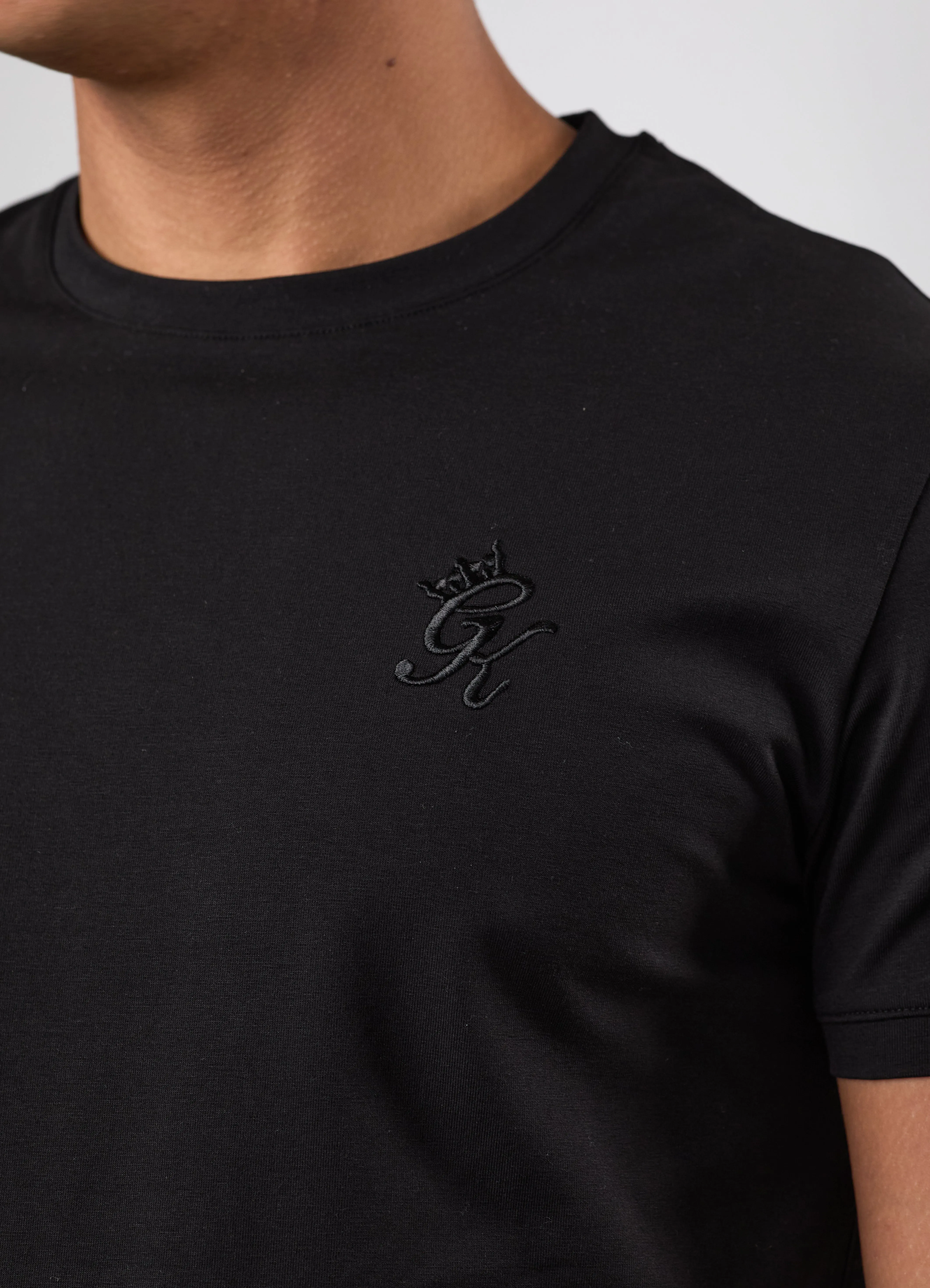 Gym King Fundamental Tee - Black/Black sold by The Gym King product image thumbnail 4