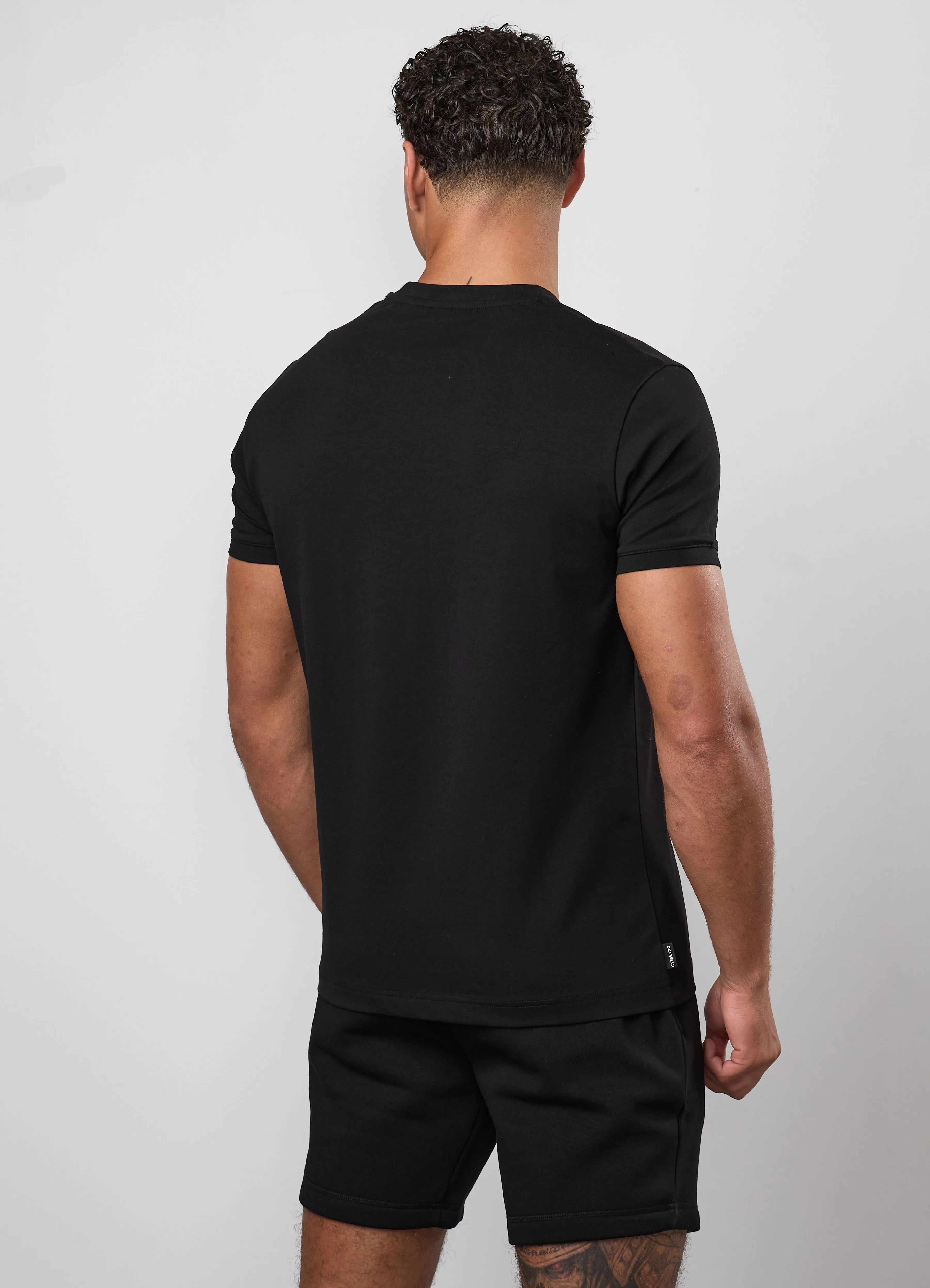Gym King Fundamental Tee - Black/Black sold by The Gym King product image thumbnail 3