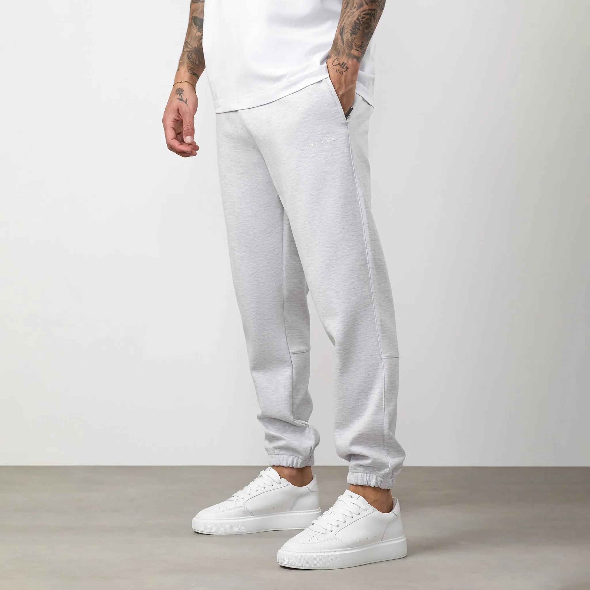 Gym King Linear Travel Jogger - Snow Marl sold by The Gym King product image thumbnail 2