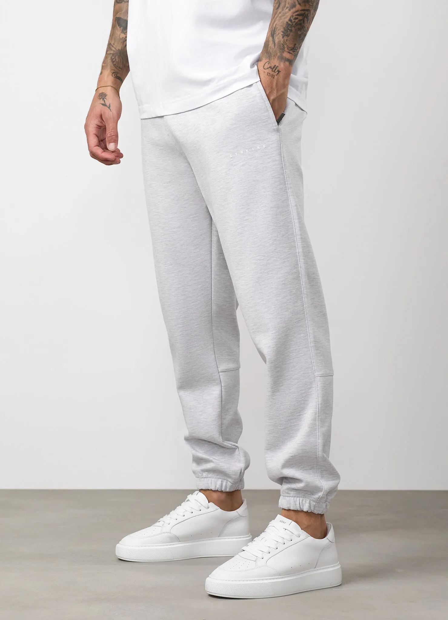 Gym King Linear Travel Jogger - Snow Marl sold by The Gym King
