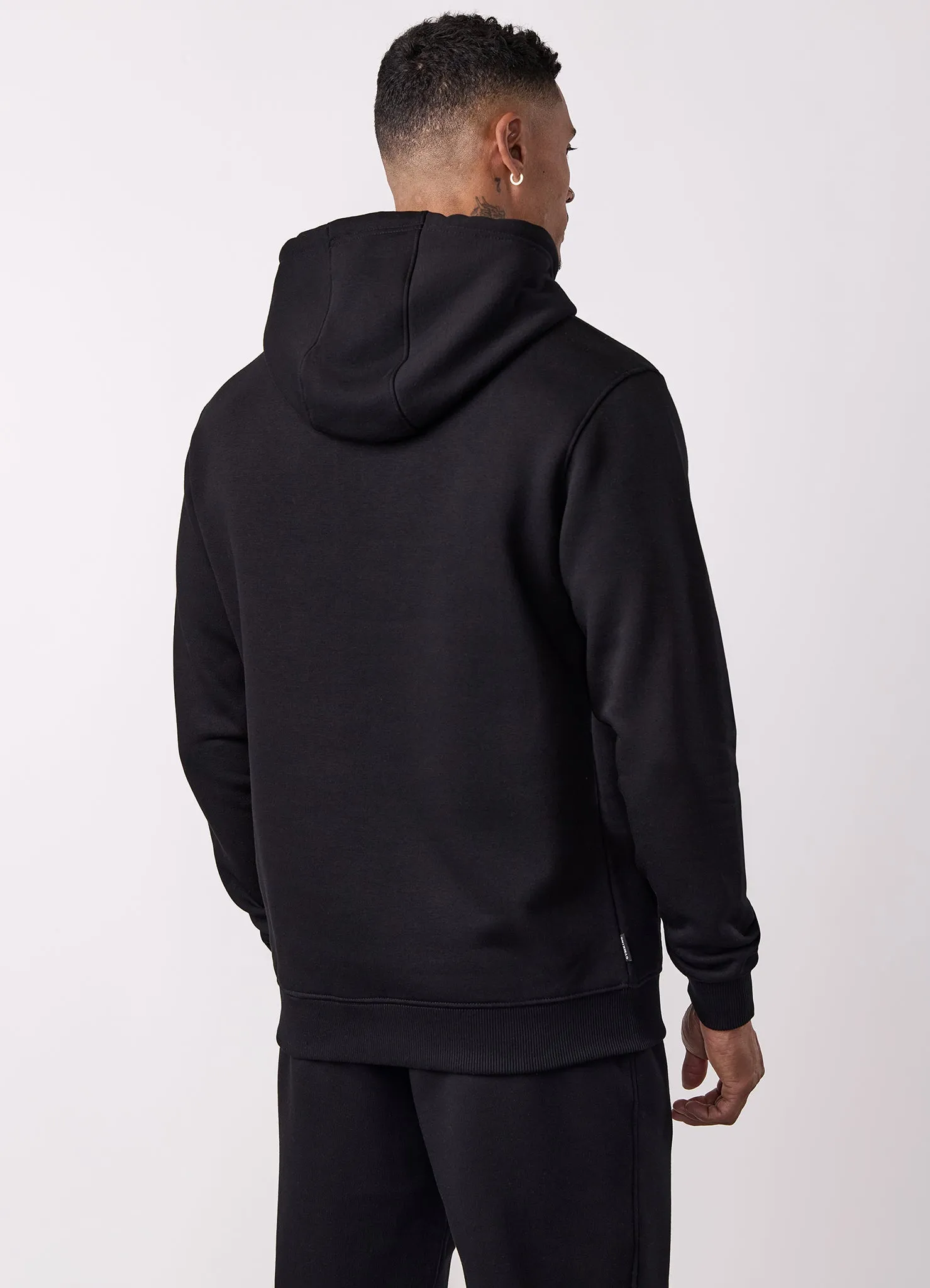 Gym King Fundamental Hoodie - Black/Black sold by The Gym King product image thumbnail 3