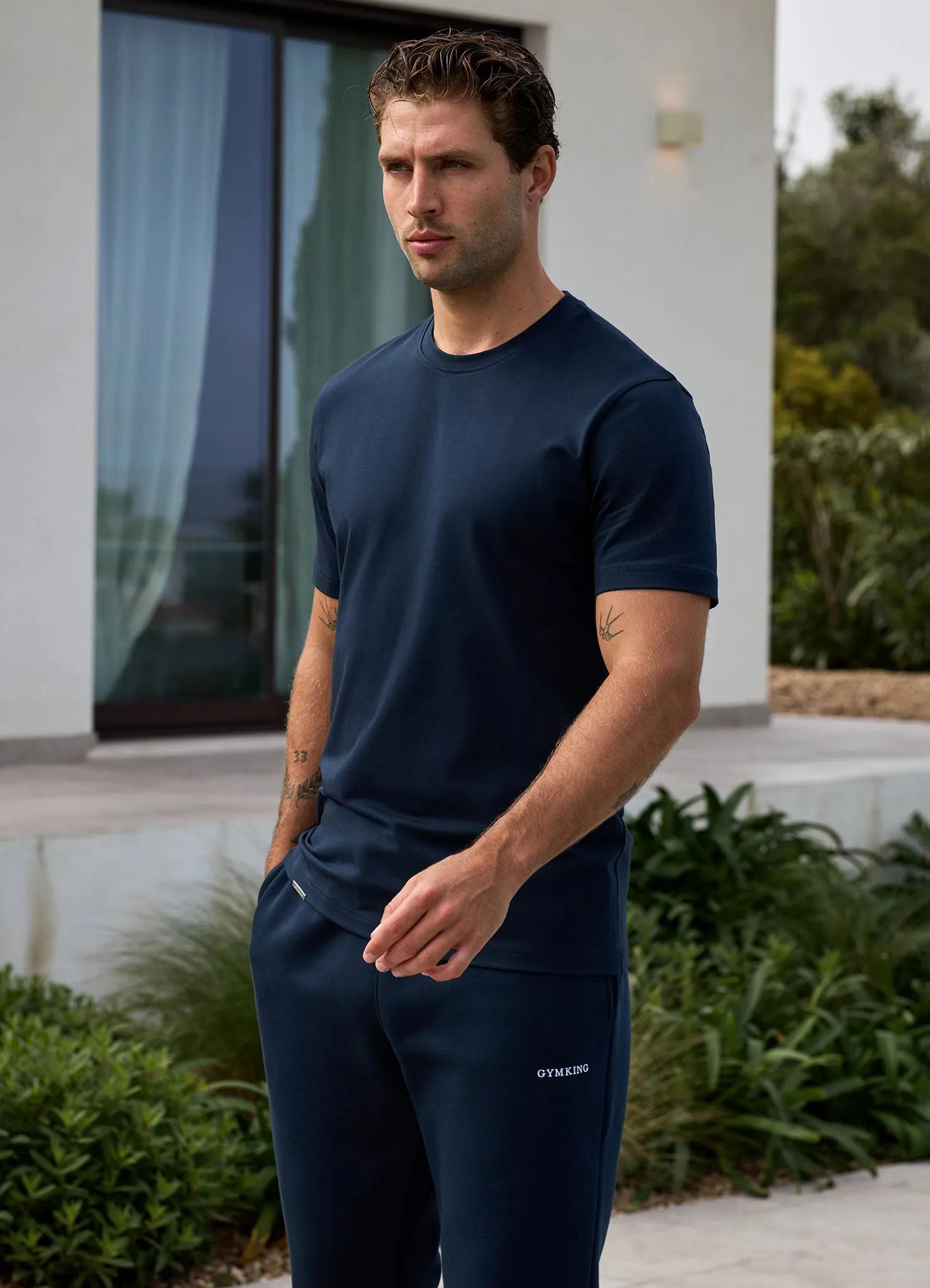 Gym King Signature T-Shirt - Navy sold by The Gym King product image thumbnail 3