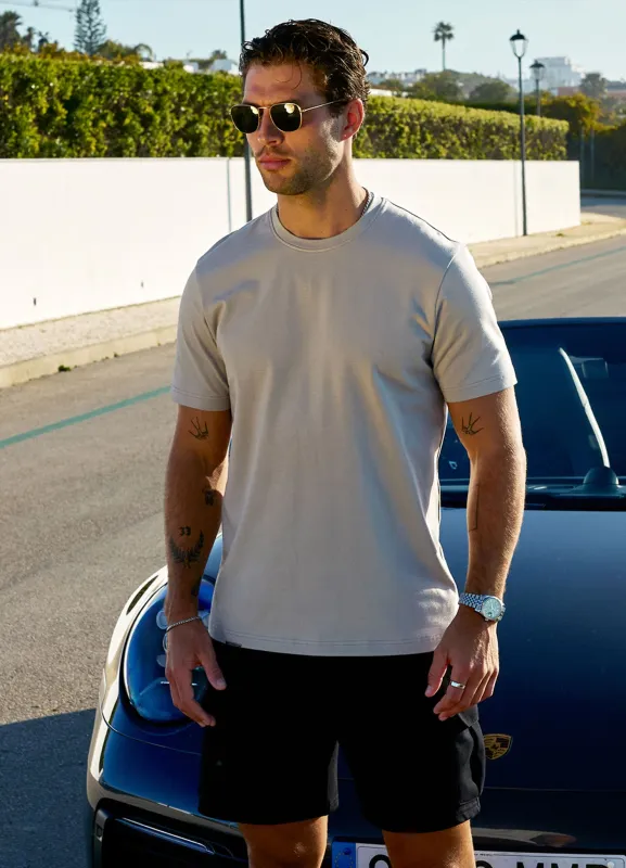 Gym King Signature Tee - Grey Mink made by The Gym King