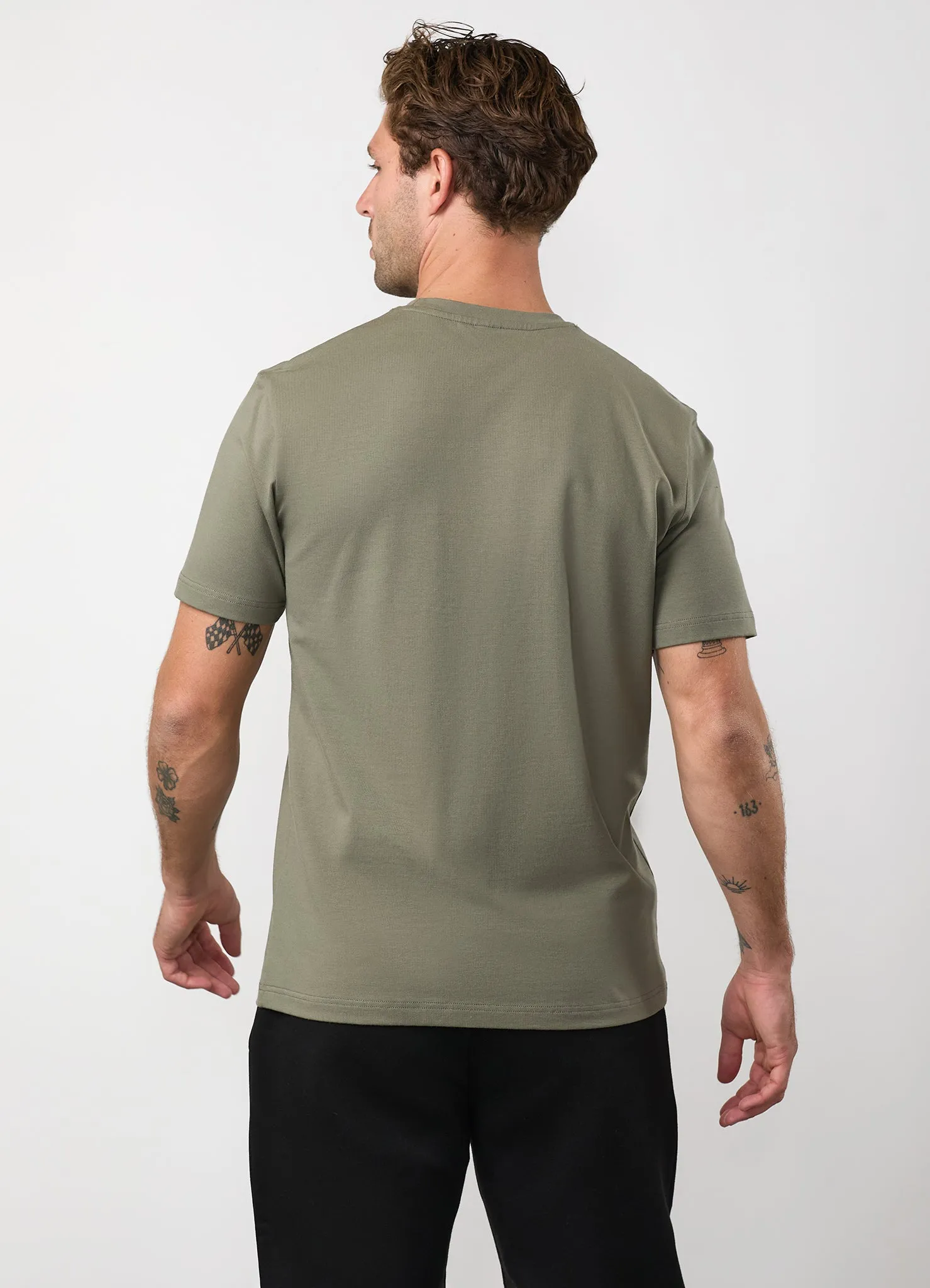 Gym King Signature Tee - Olive sold by The Gym King product image thumbnail 5