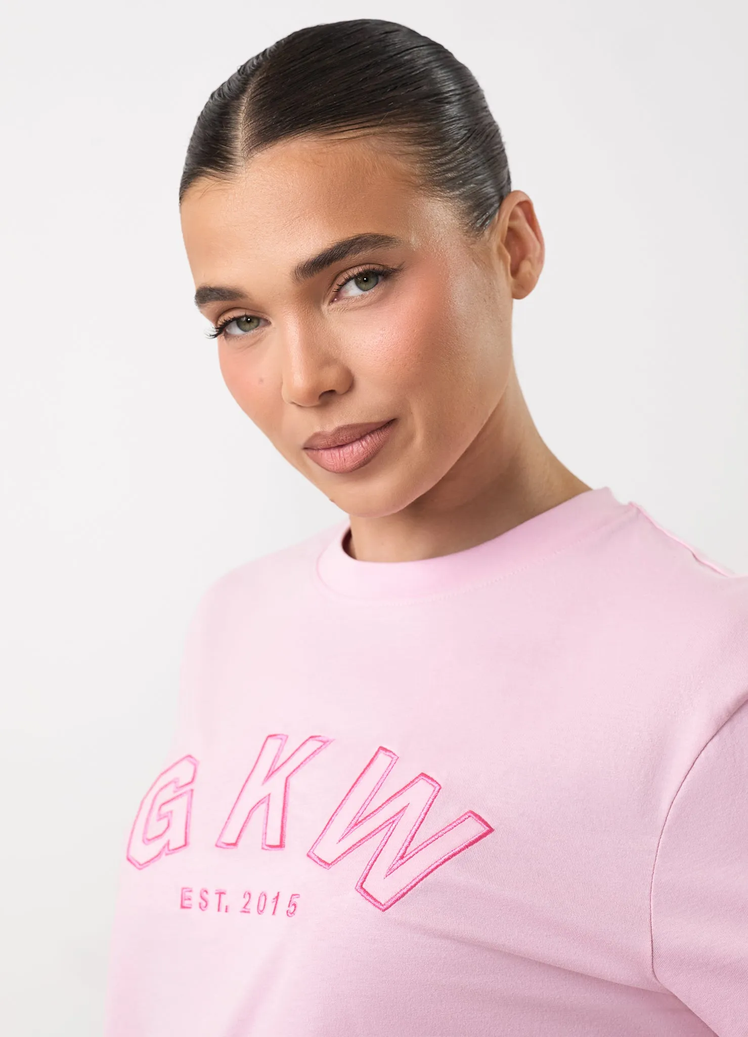 GKW Boyfriend Tee - Soft Pink/Carnation Pink sold by The Gym King product image thumbnail 5