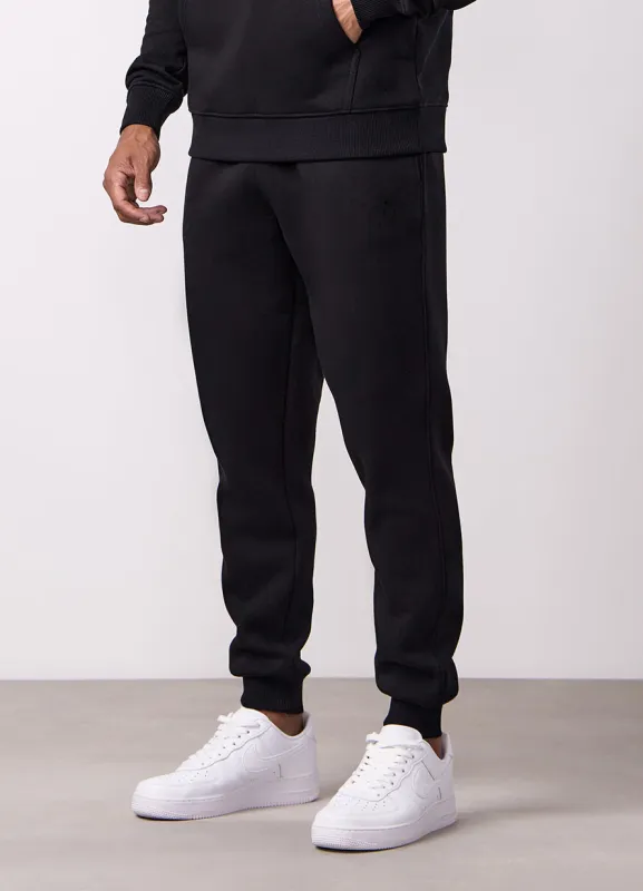 Gym King Fundamental Jogger - Black/Black made by The Gym King