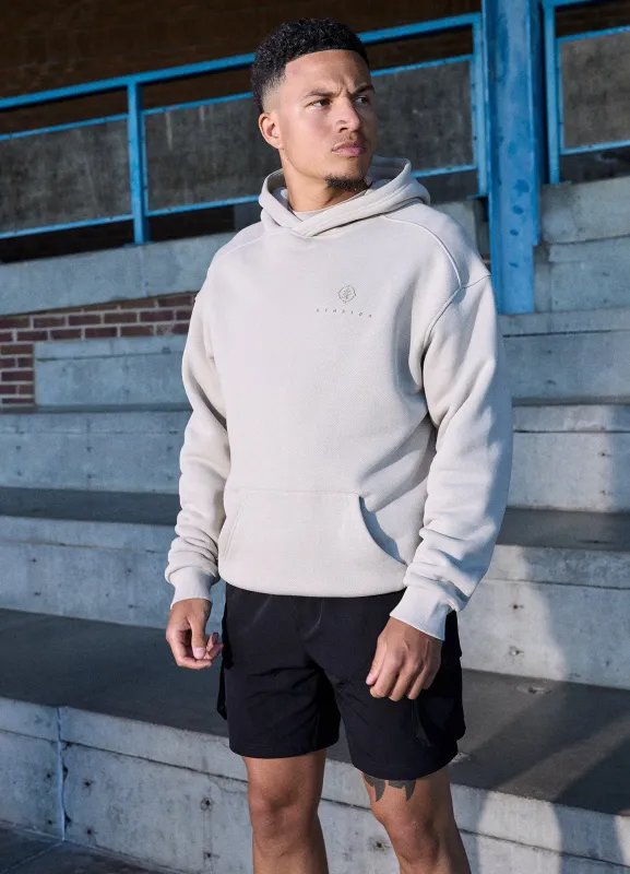 Gym King Rebellion Phantom Hoodie - Stone made by The Gym King