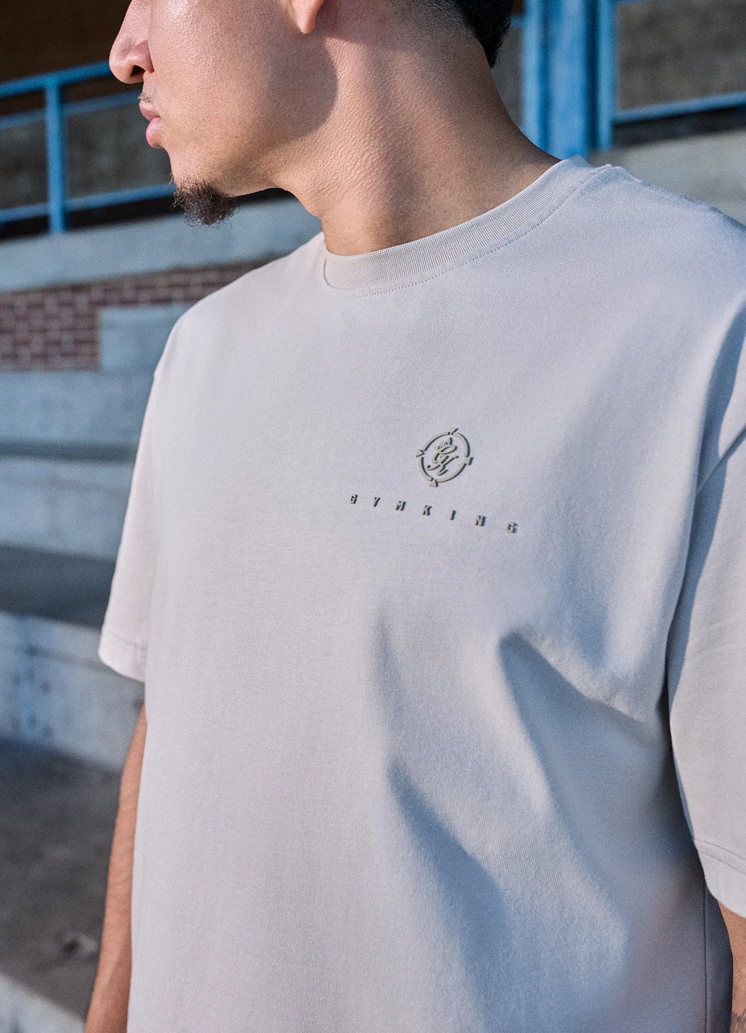 Gym King Rebellion Oblivion Tee - Stone sold by The Gym King product image thumbnail 3