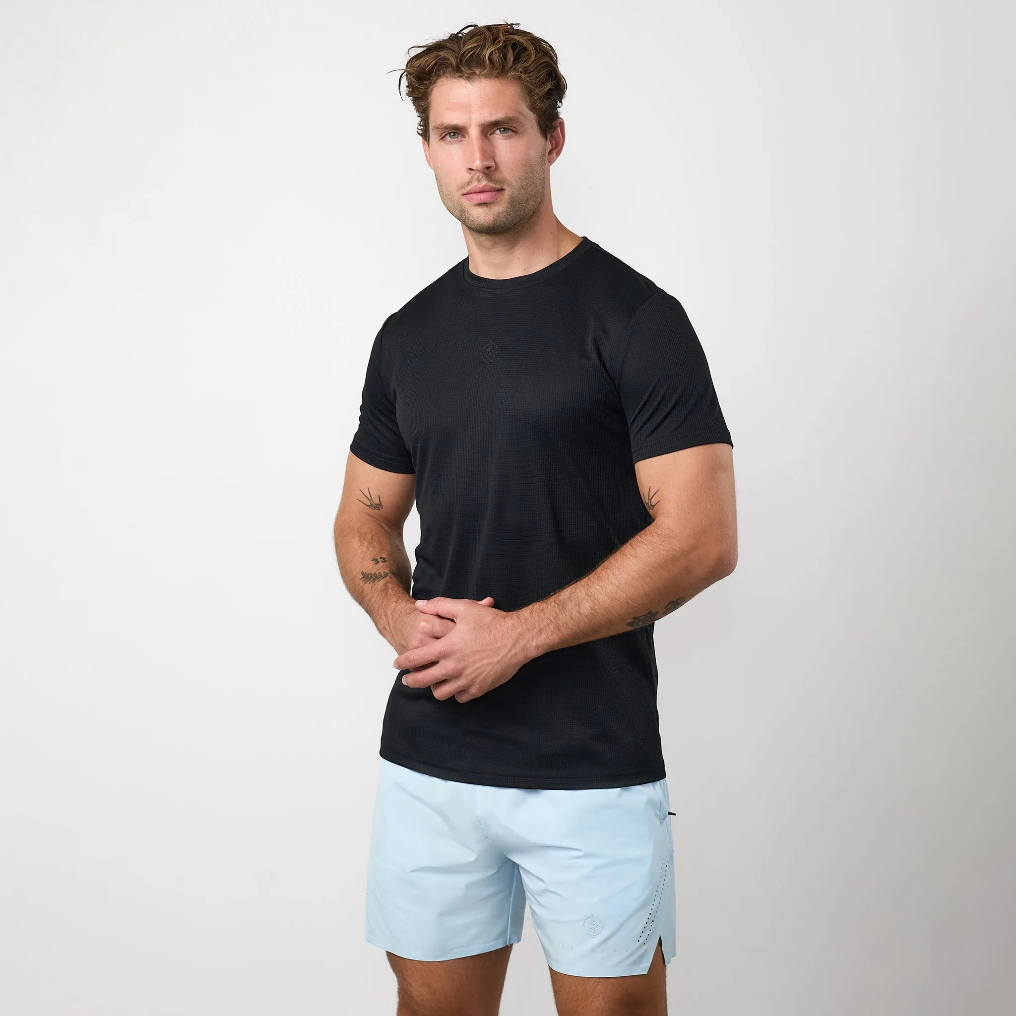 Gym King Rebellion Echo AOP T-Shirt - Black sold by The Gym King product image thumbnail 2
